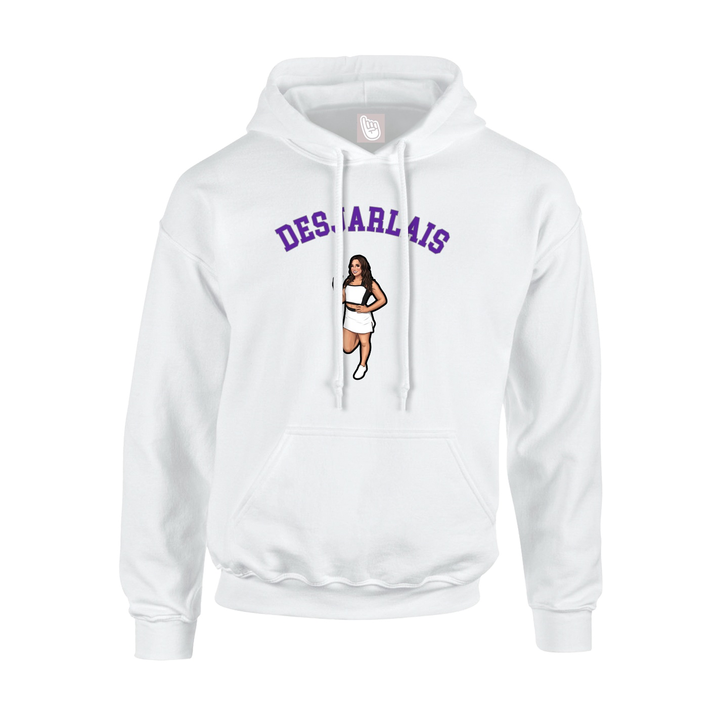 Youth Hoodie — Shirsey Arch in White