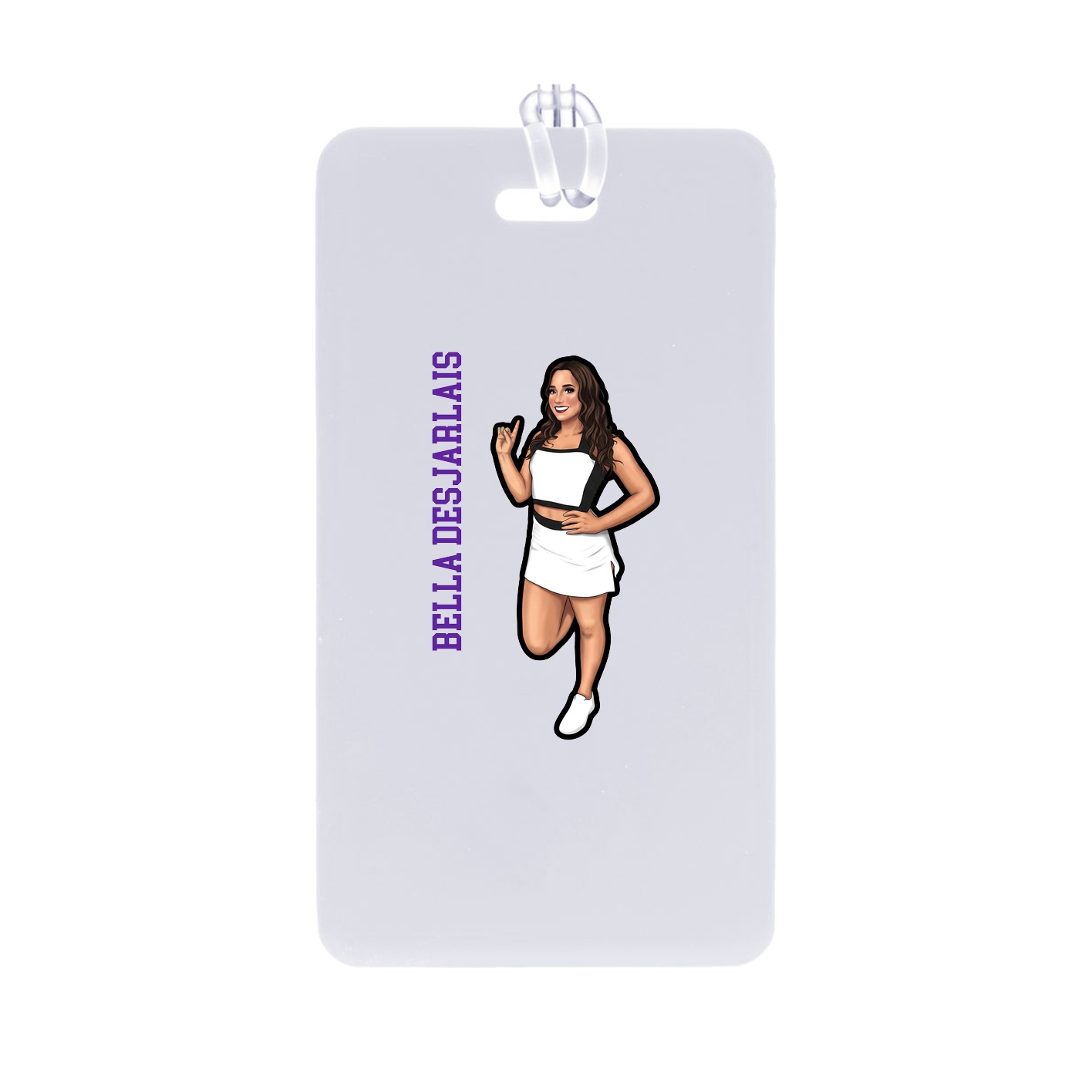 Bag Tag — Name Vertical in Classic