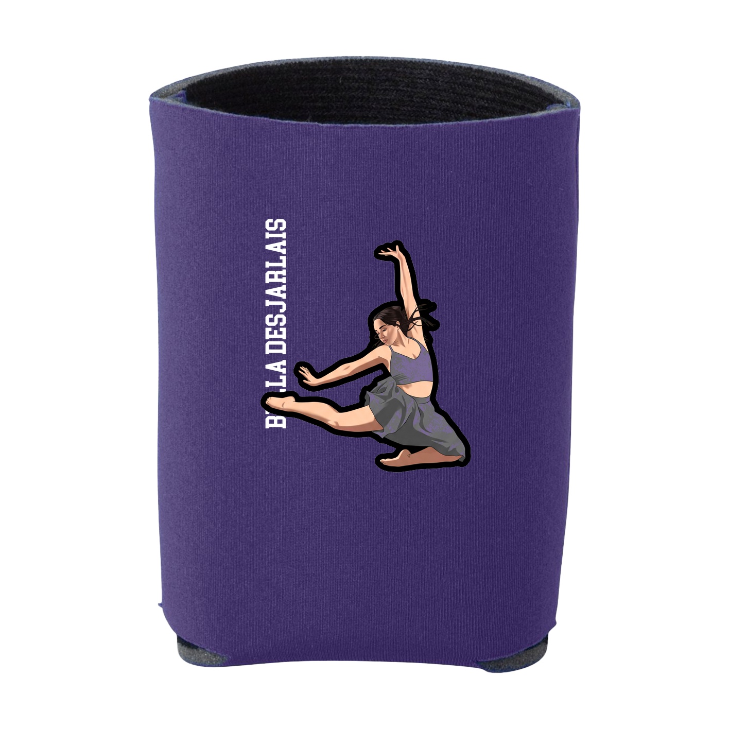 Can Holder — Name Vertical in Purple