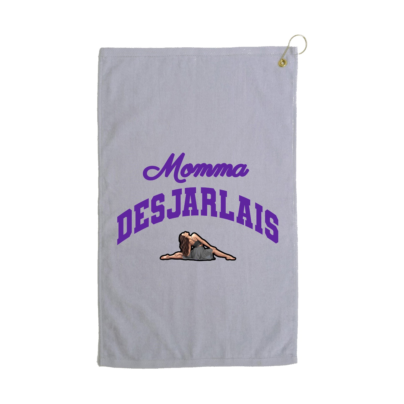 Golf Towel — Mothers Day Arch in Grey