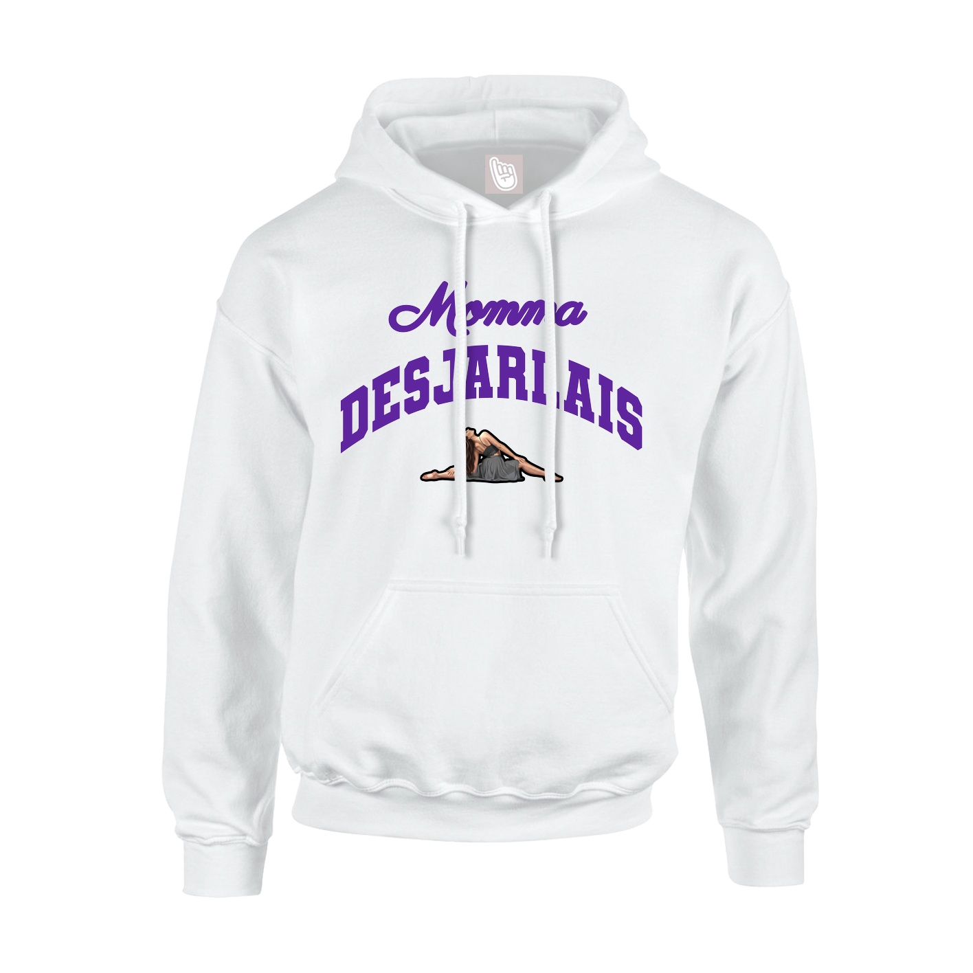 Hoodie — Mothers Day Arch in White