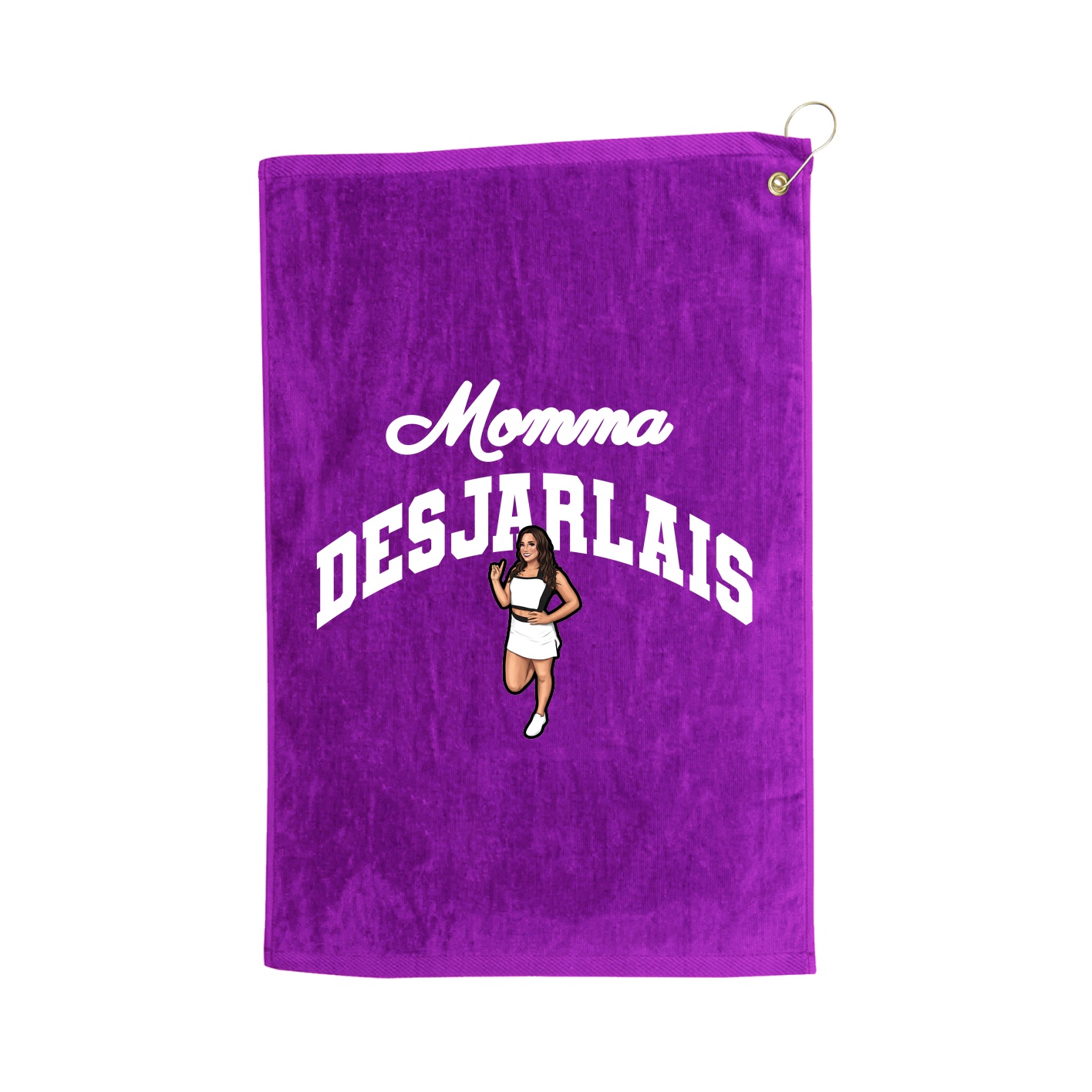 Golf Towel — Mothers Day Arch in Purple