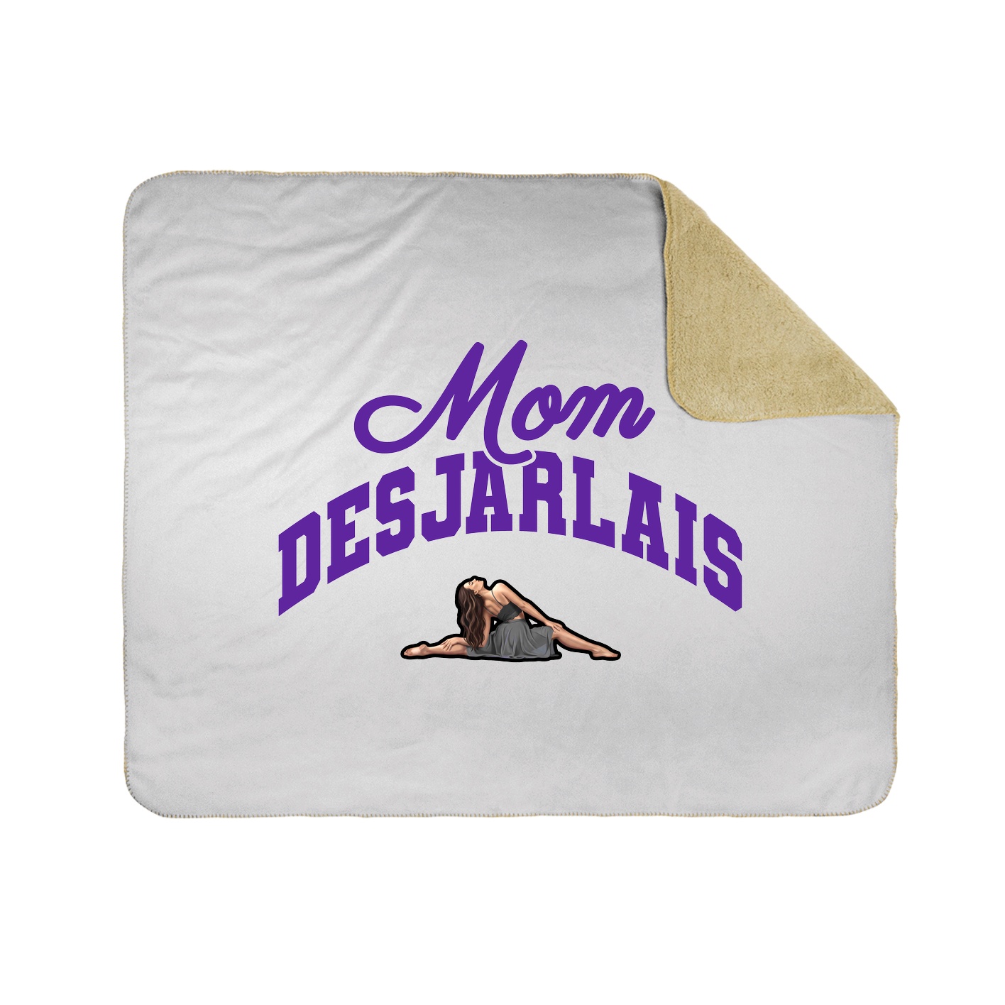 Throw Blanket — Mothers Day Arch in White