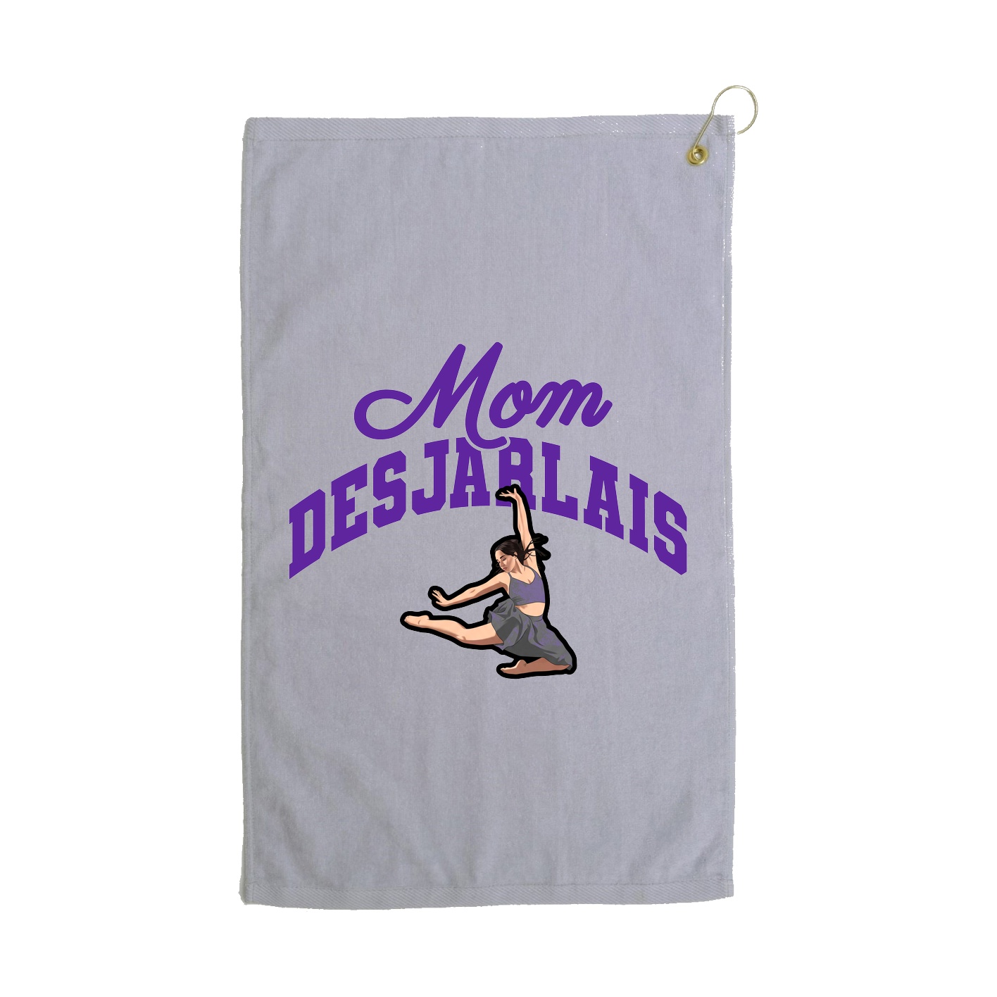 Golf Towel — Mothers Day Arch in Grey