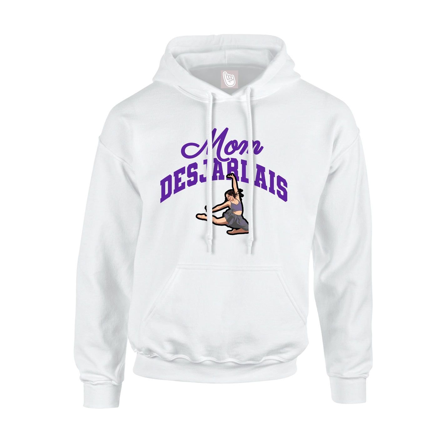 Hoodie — Mothers Day Arch in White