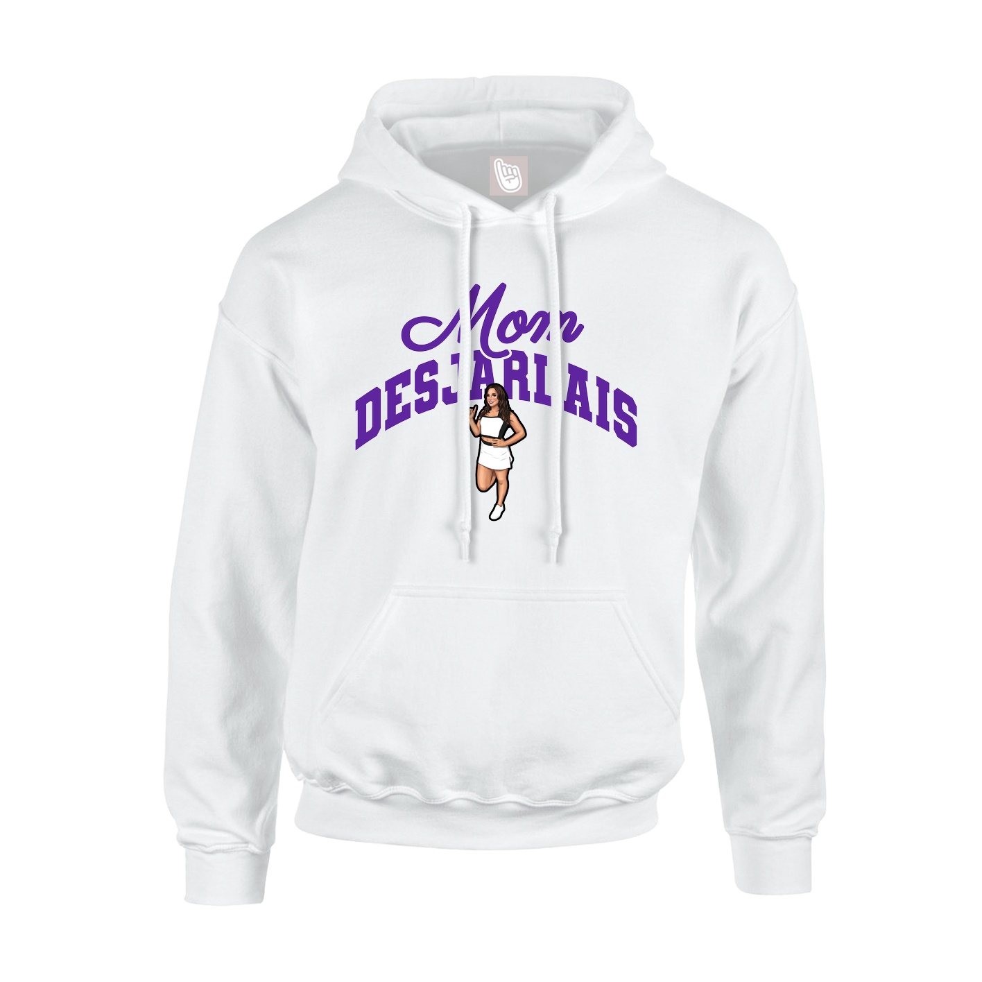 Youth Hoodie — Mothers Day Arch in White