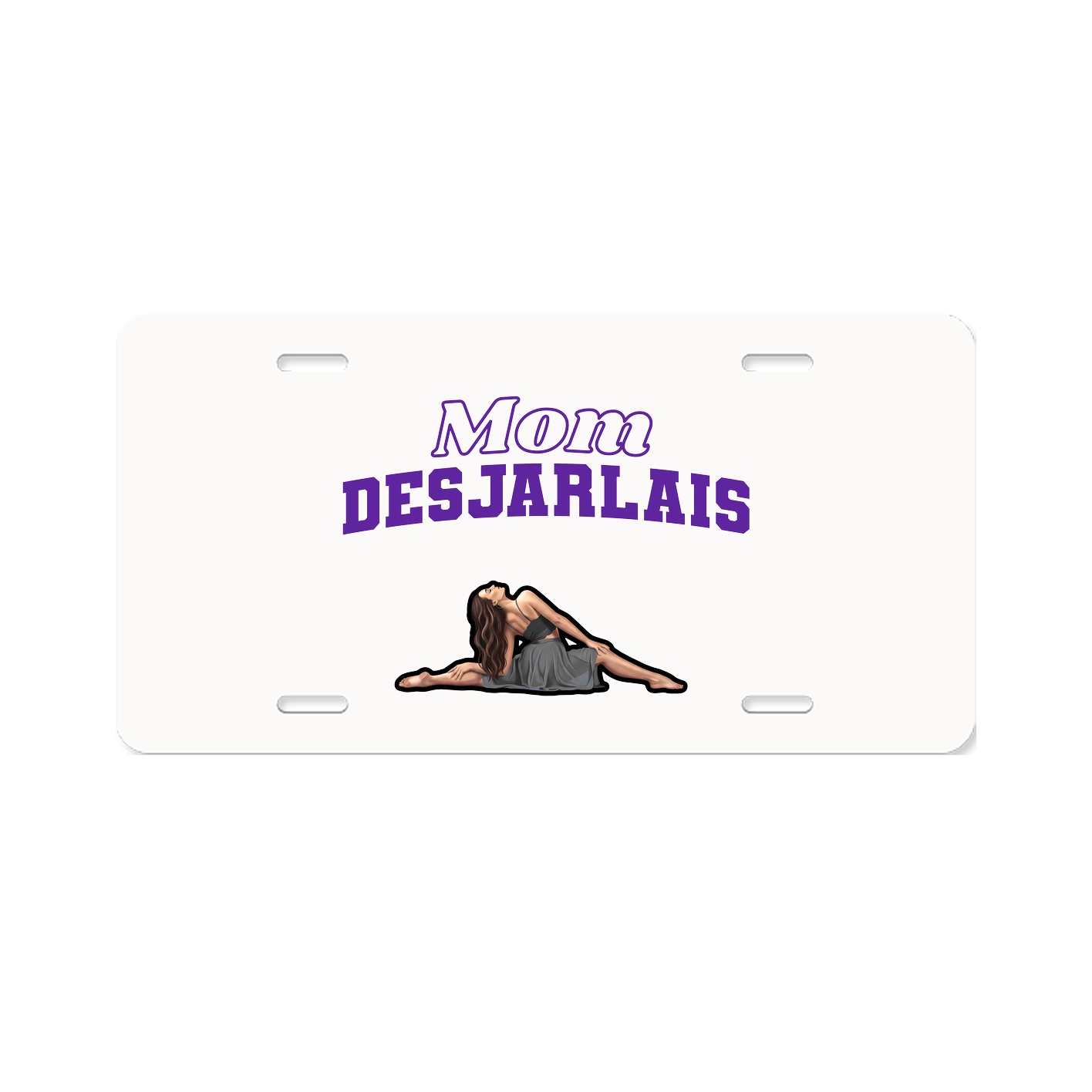 License Plate — Mothers Day Block in Classic