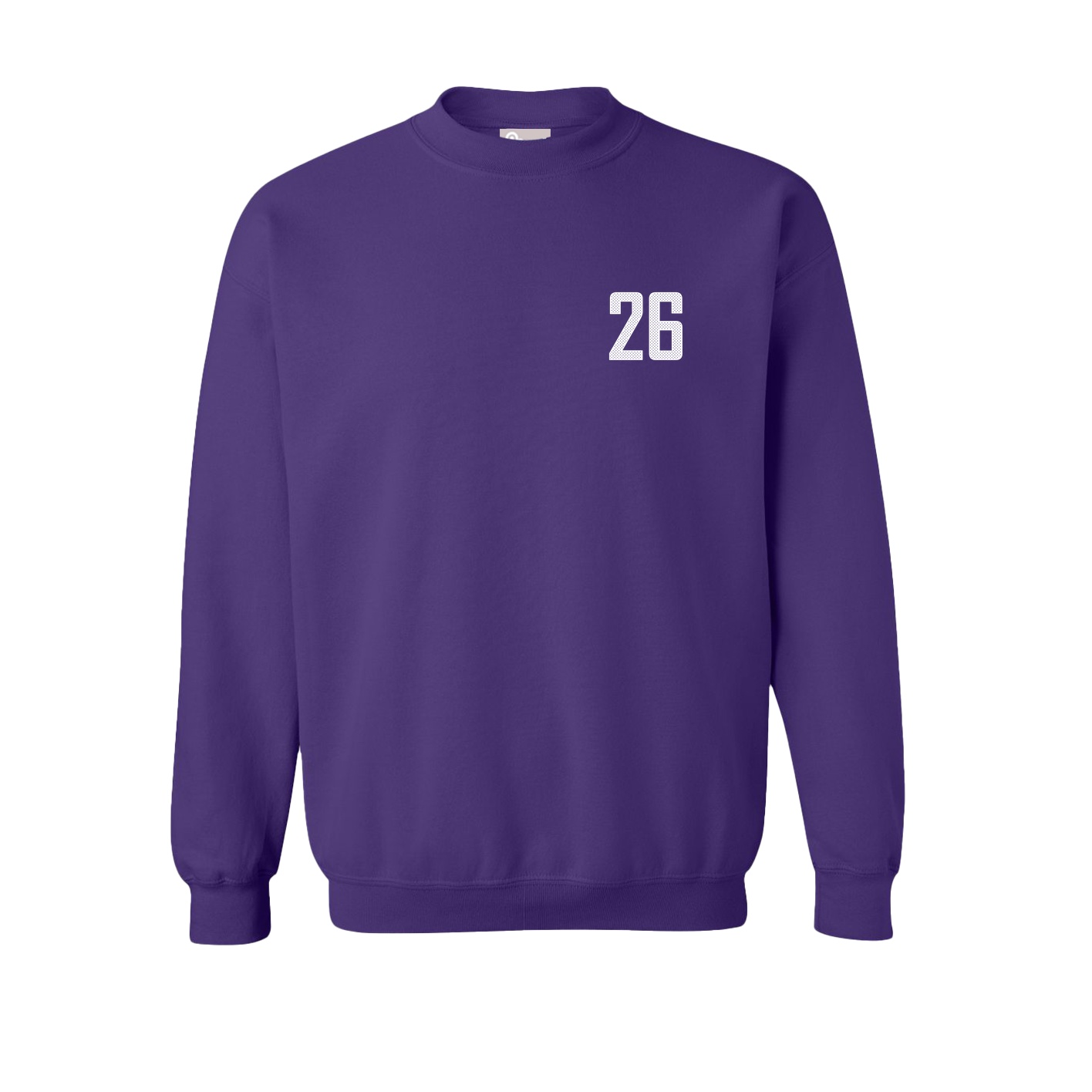 Fleece Crew — Front Shirsy in Purple