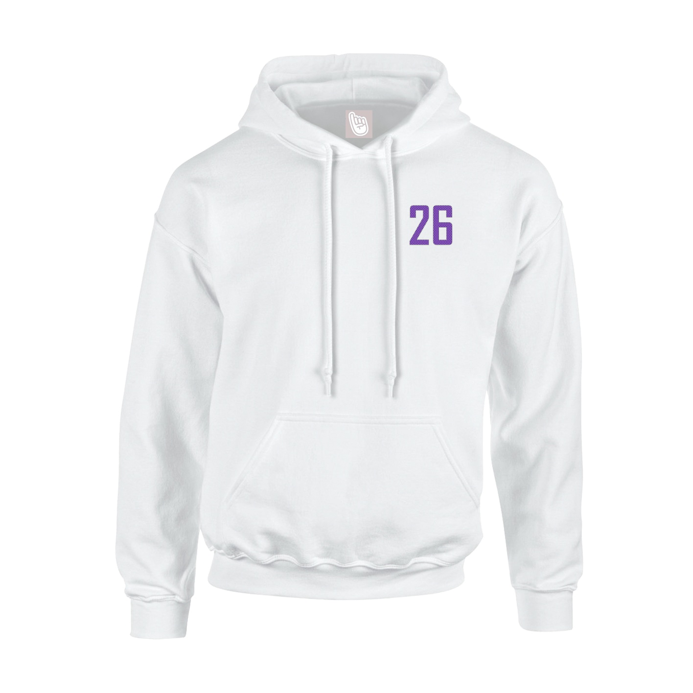 Youth Hoodie — Front Shirsy in White