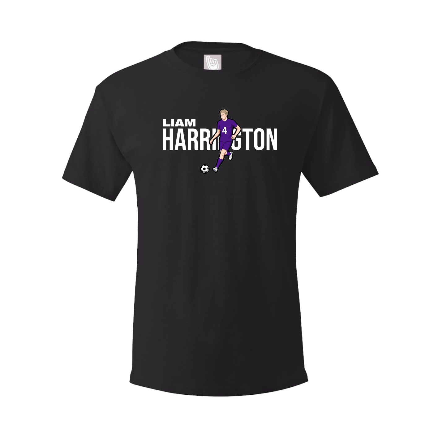 Youth Tee — Player Name in Black