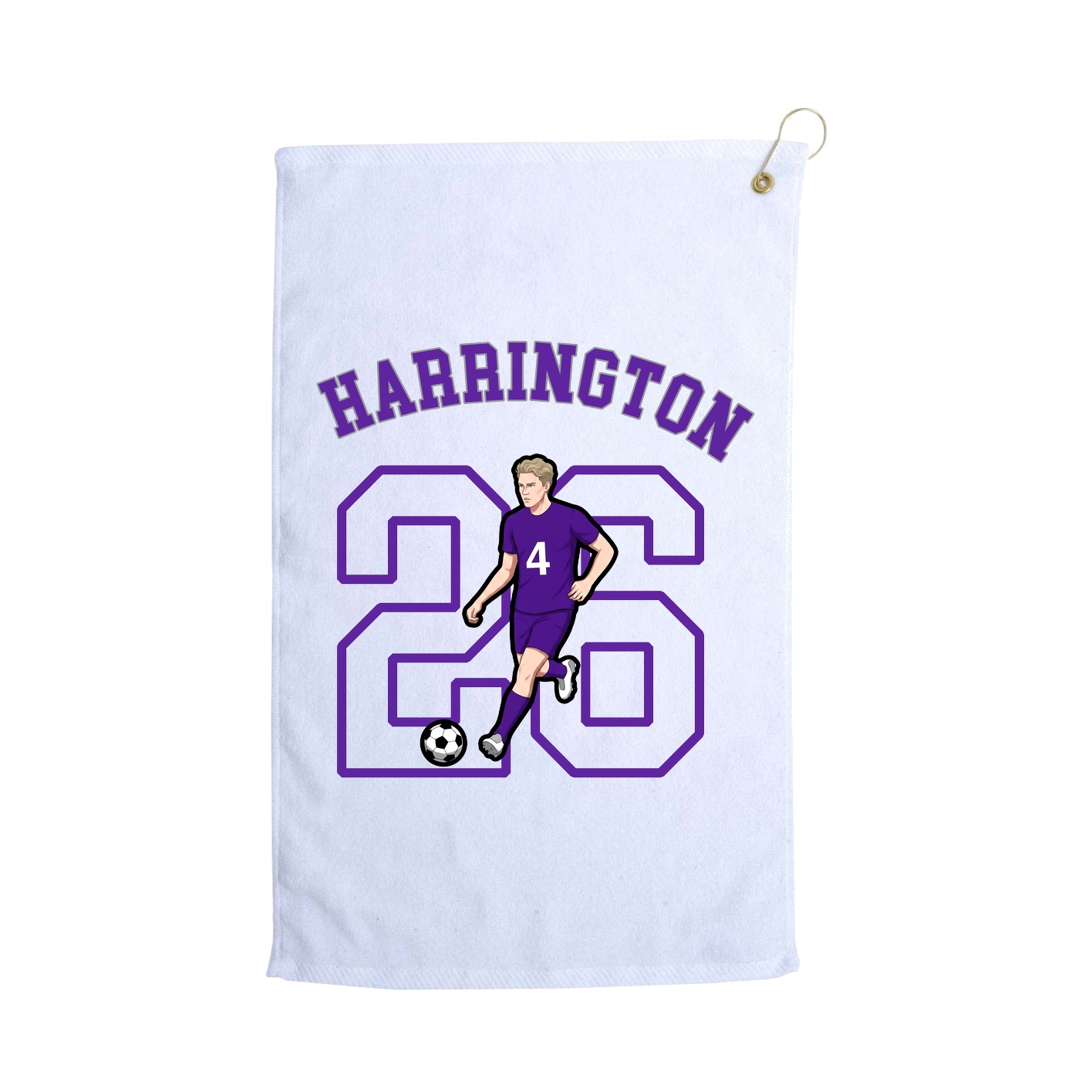 Golf Towel — Shirsey Arch in White