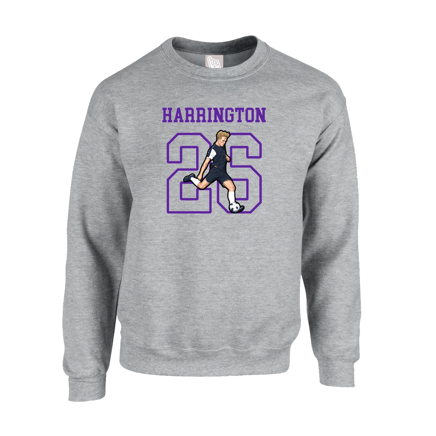 Fleece Crew — Shirsey in Grey