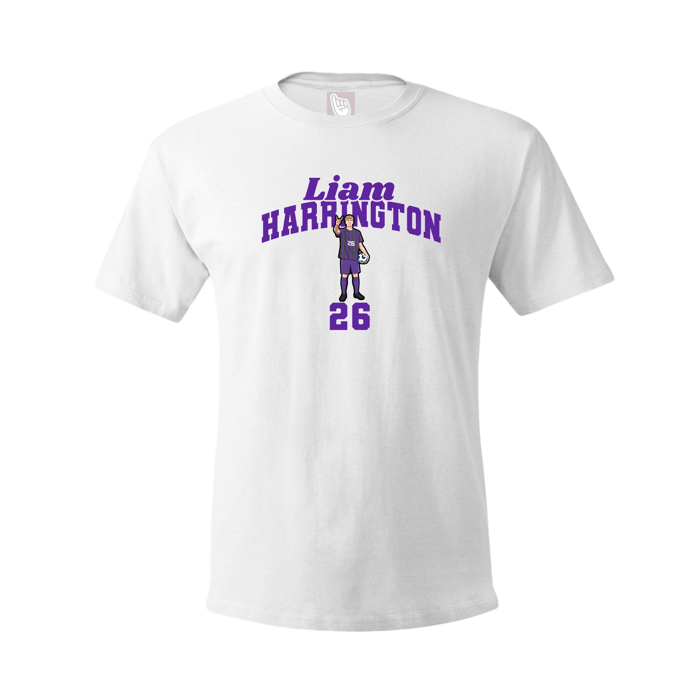 Youth Tee — Signature Arch in White