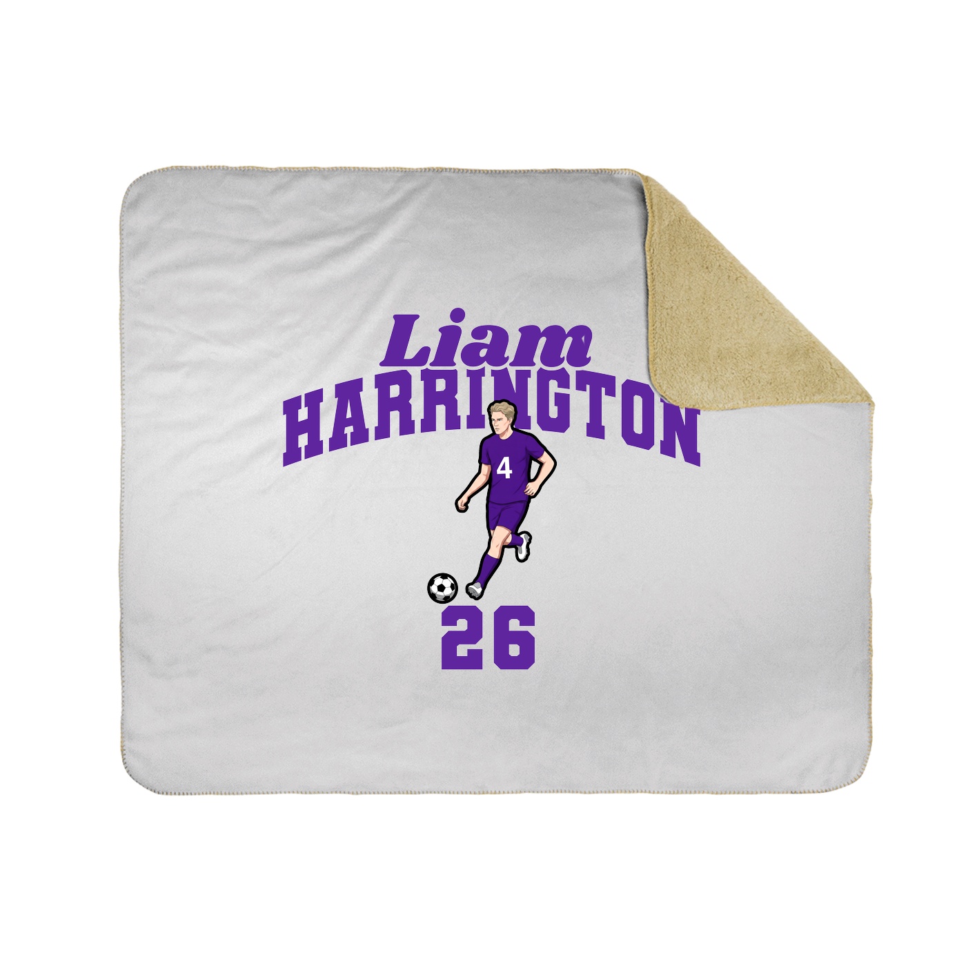 Throw Blanket — Signature Arch in White