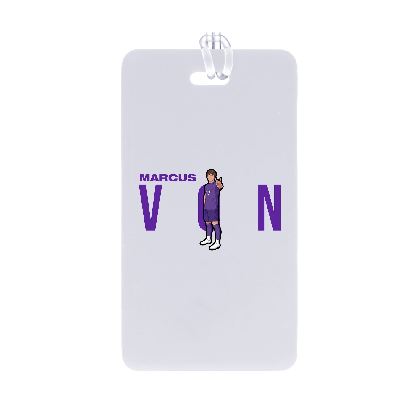 Bag Tag — Player Name in Classic