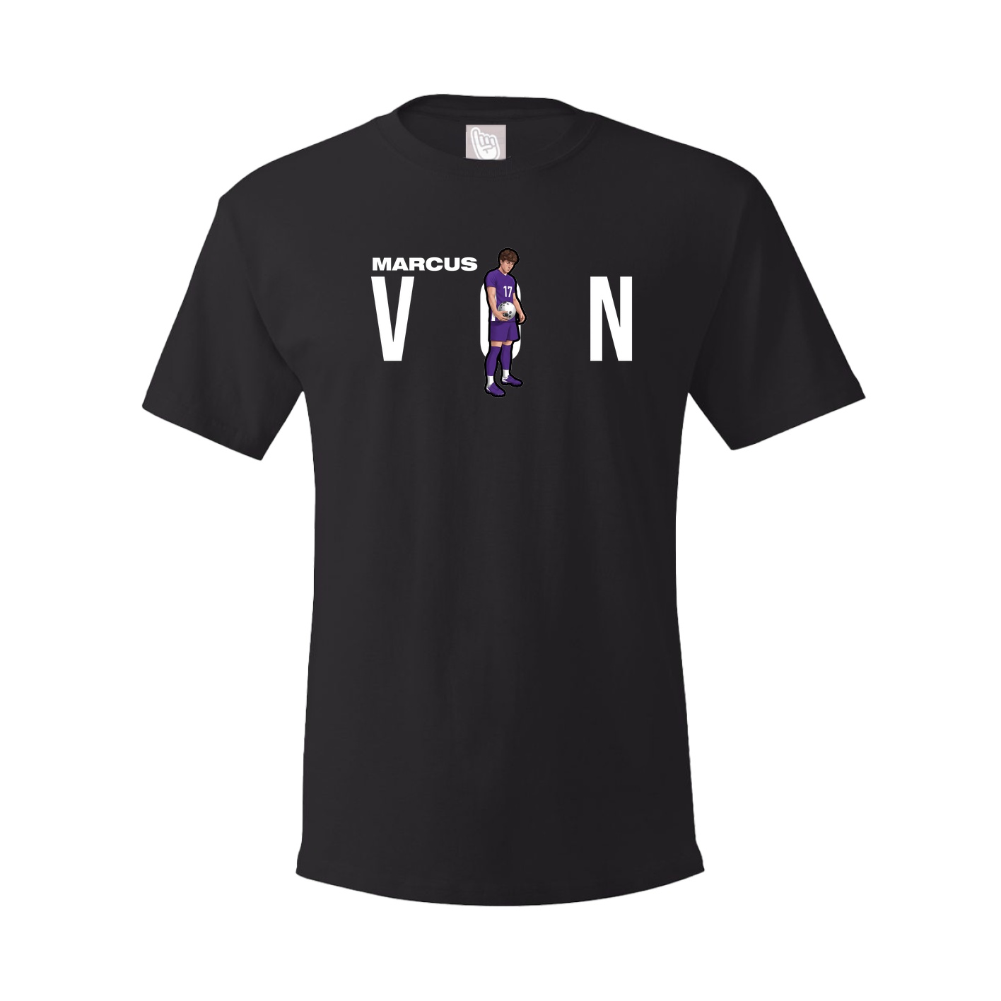Tee — Player Name in Black