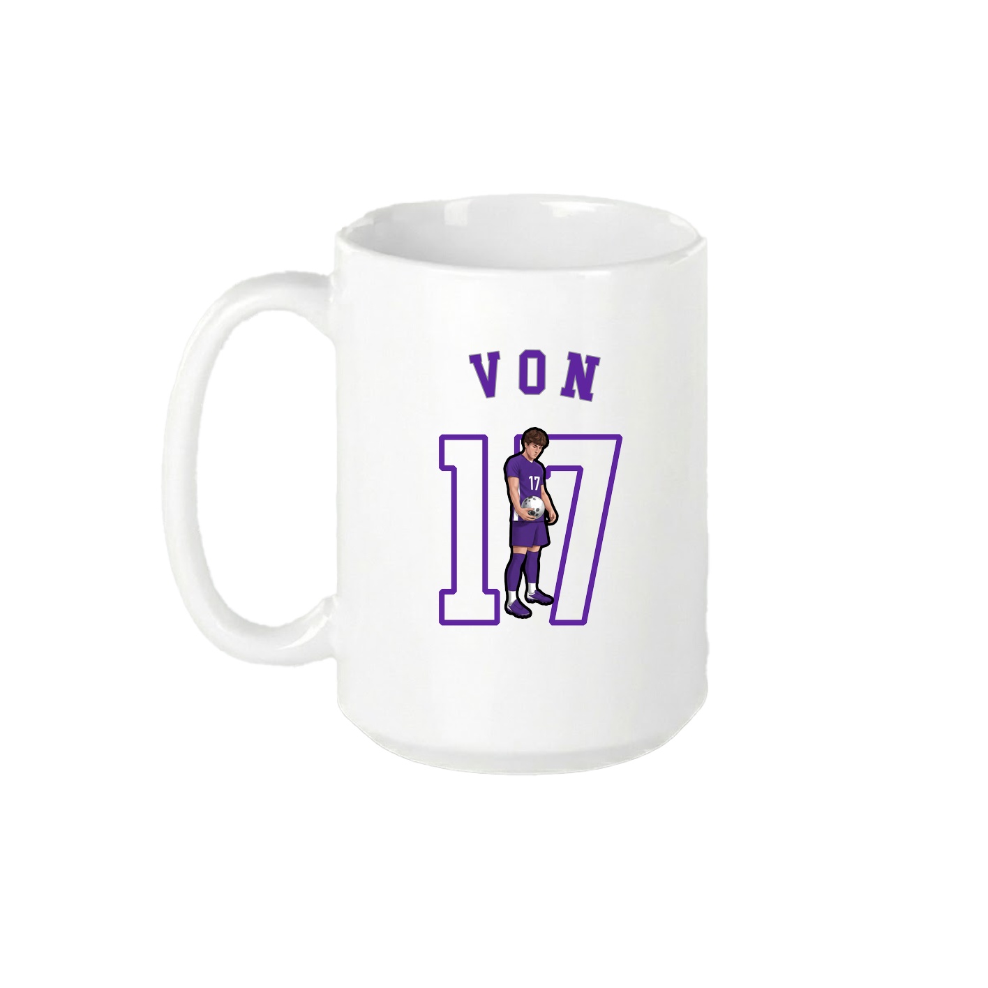 15oz Coffee Mug — Shirsey Arch in White