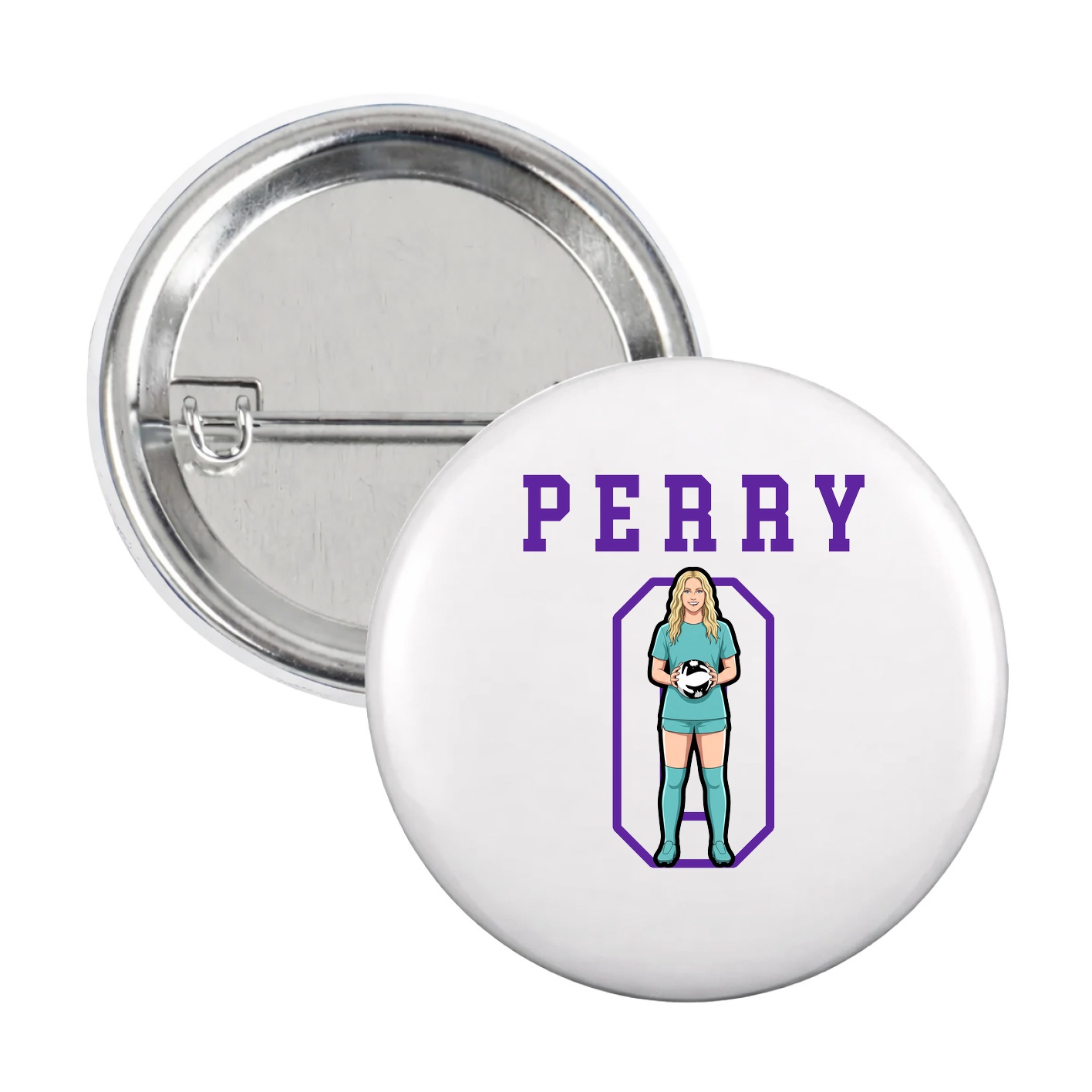 Game Day Button — Shirsey in White