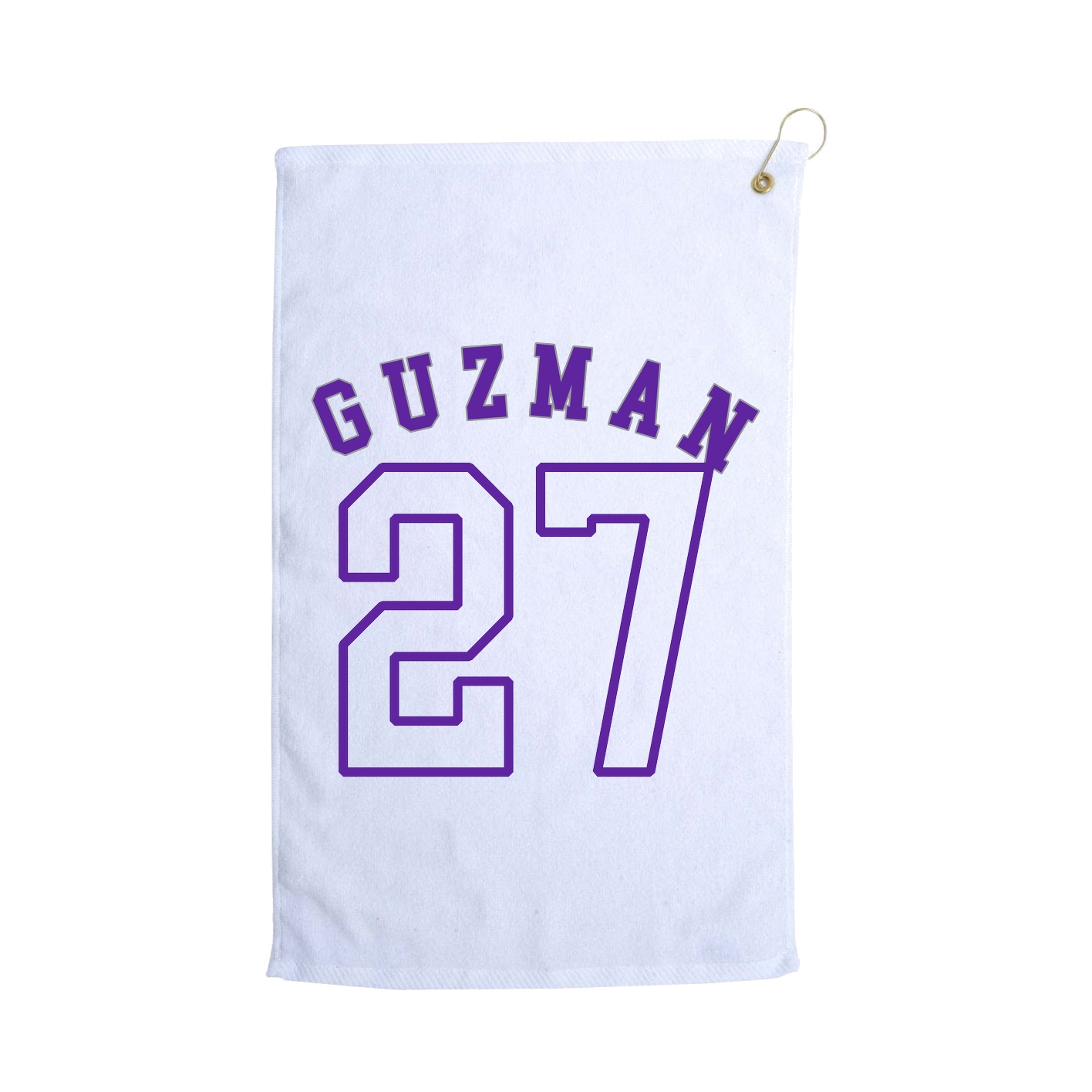 Golf Towel — Shirsey Arch in White
