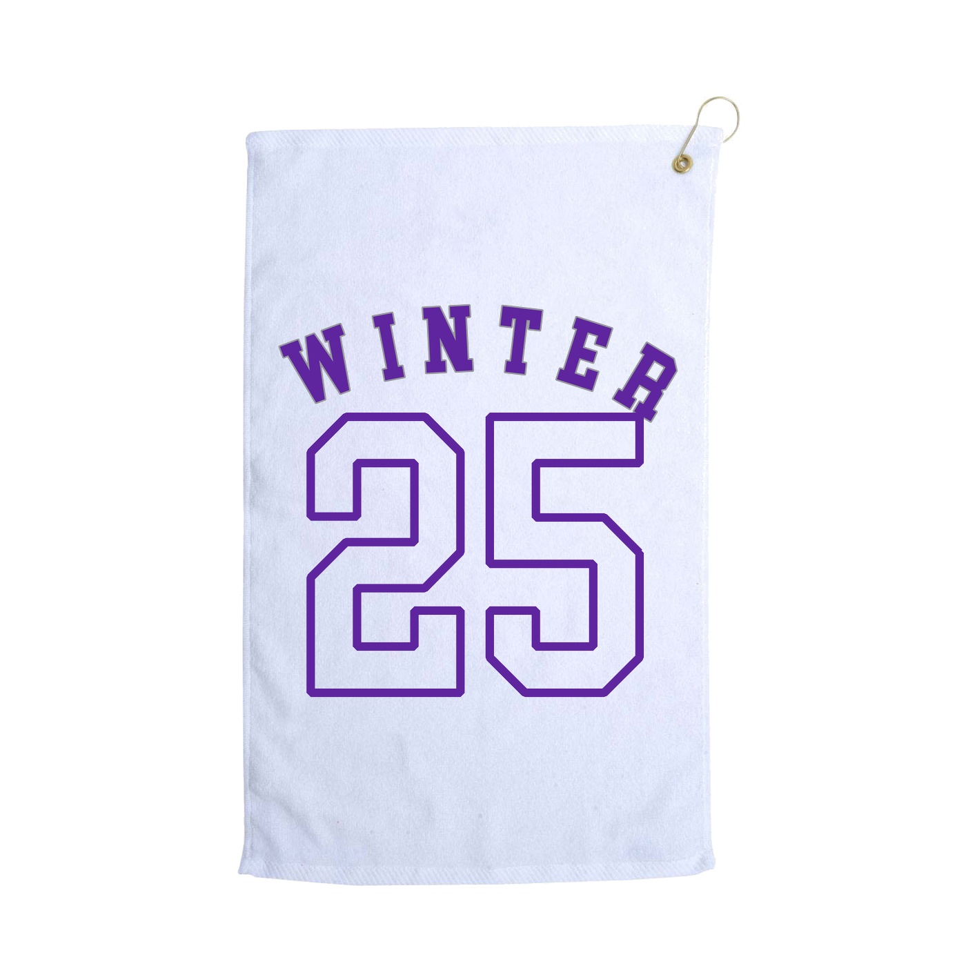 Golf Towel — Shirsey Arch in White