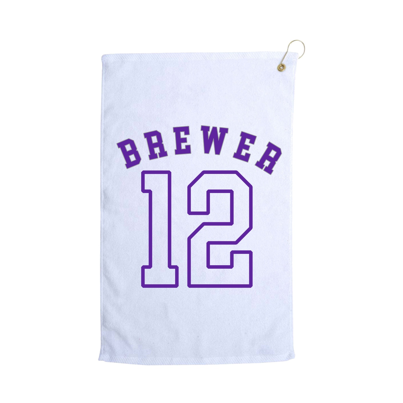 Golf Towel — Shirsey Arch in White