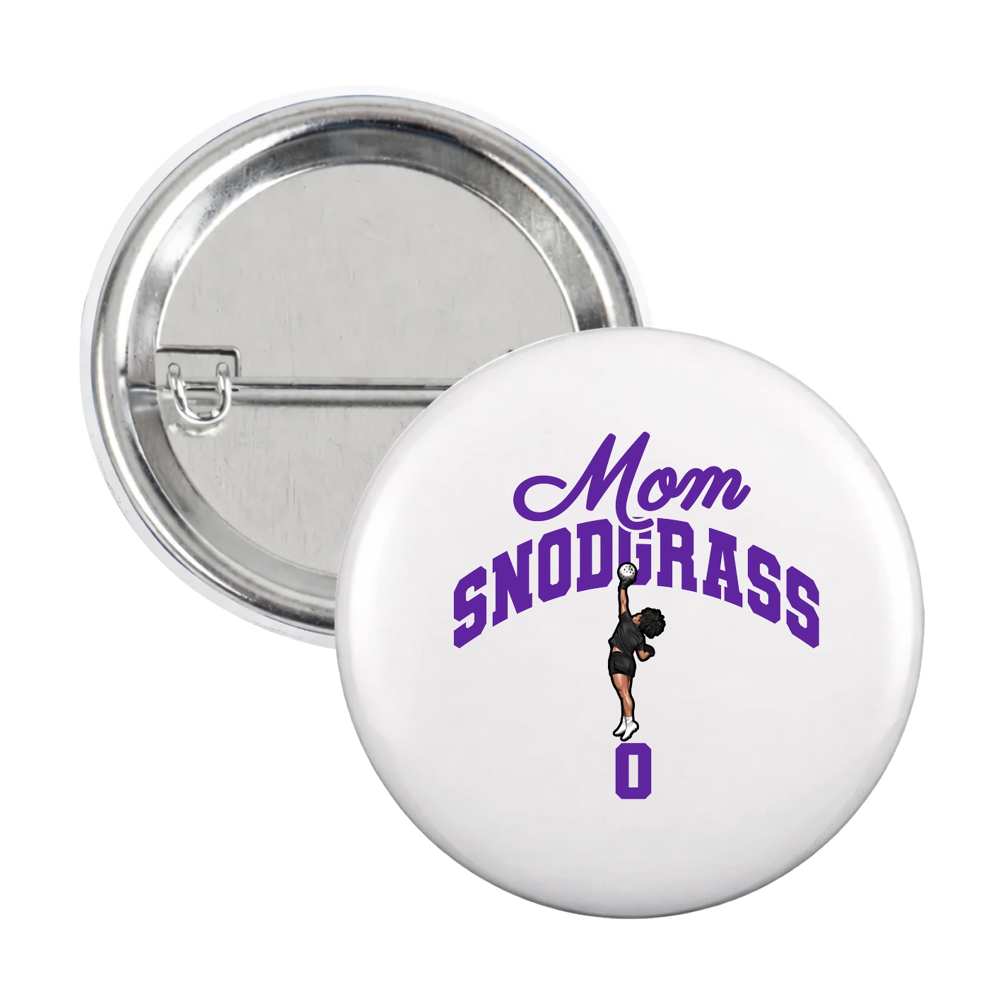 Game Day Button — Mothers Day Arch in White