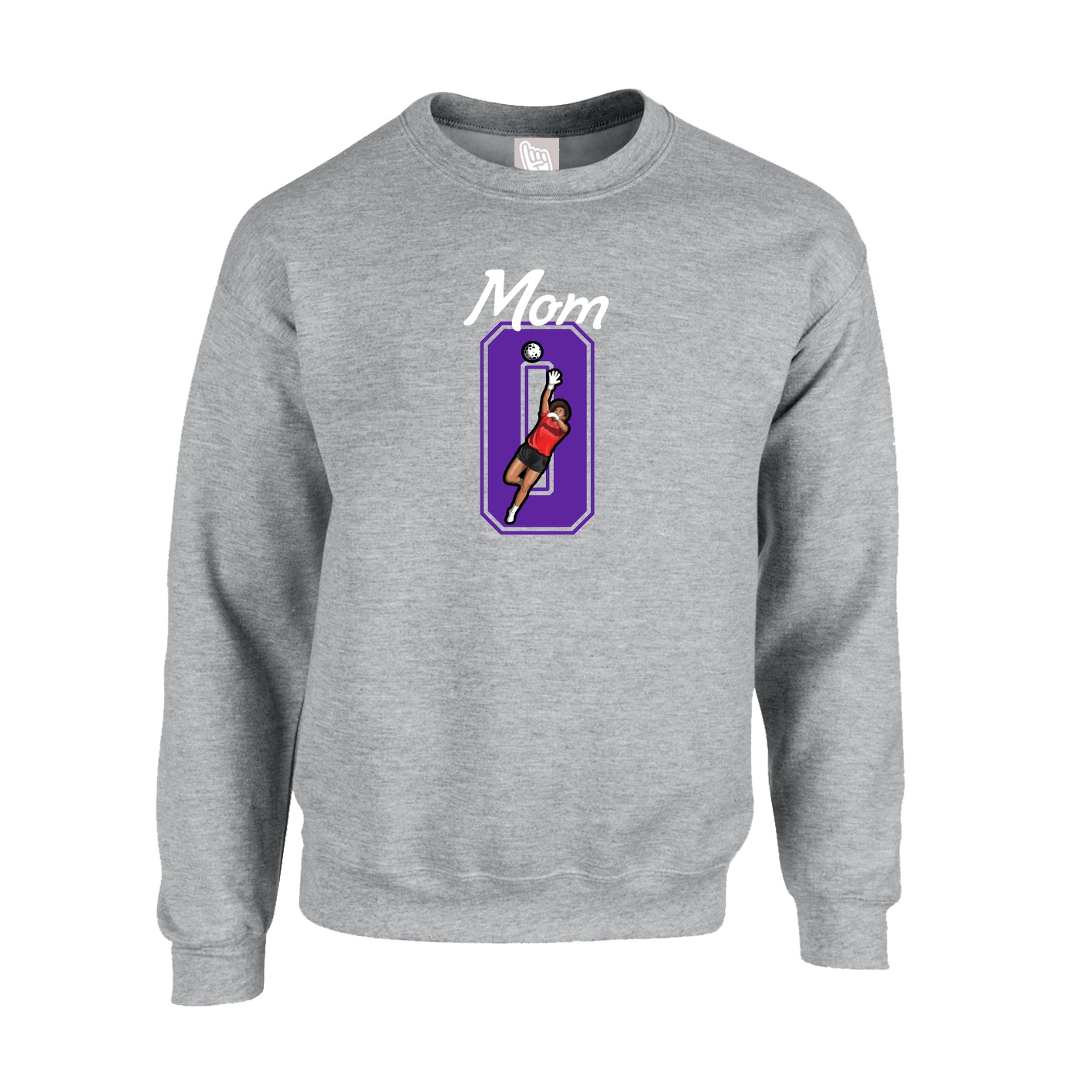 Fleece Crew — Mothers Day Shirsey in Grey
