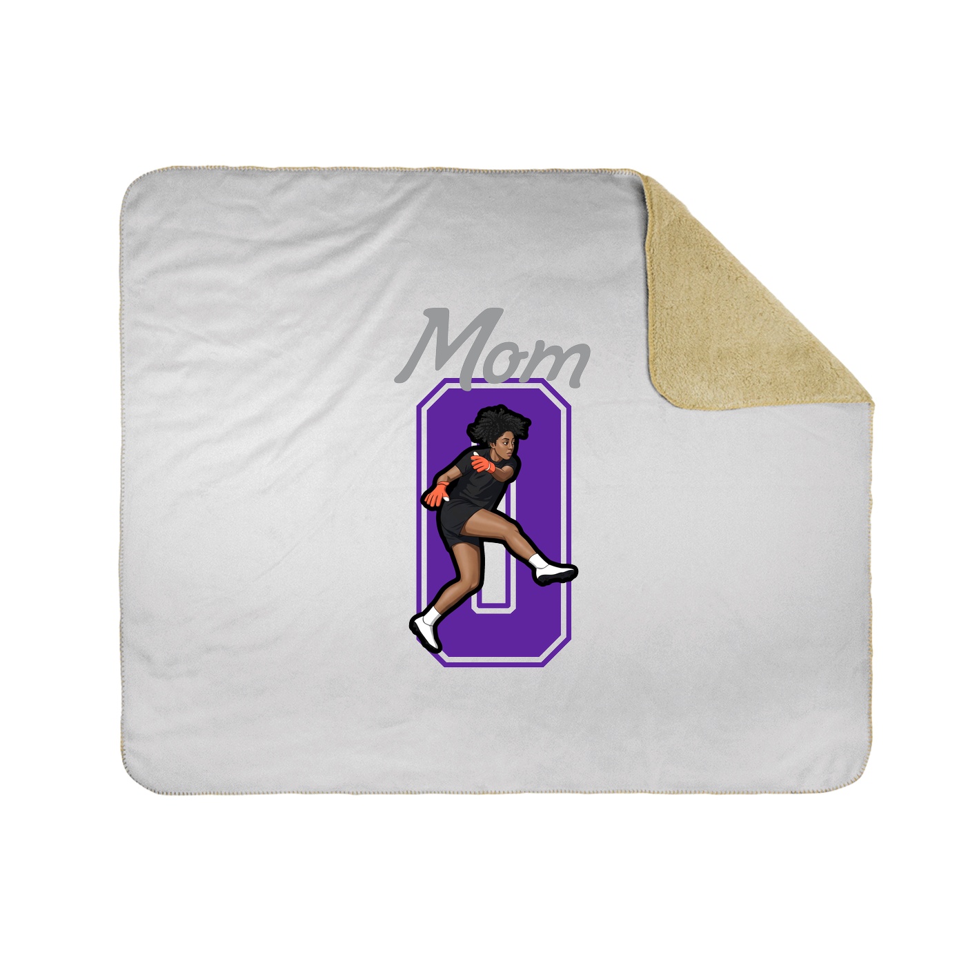 Throw Blanket — Mothers Day Shirsey in White