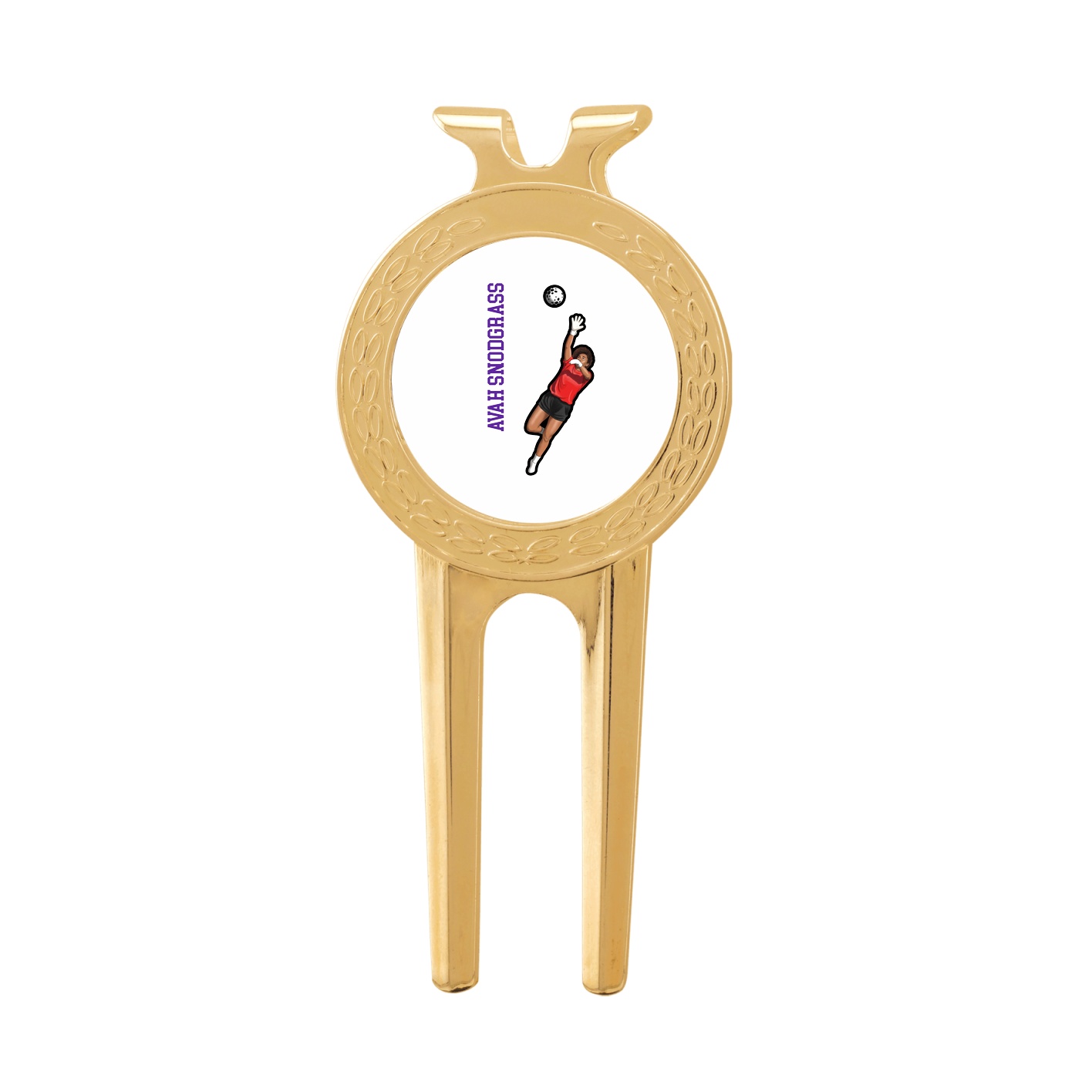 Divot Tool with Ball Marker — Name Vertical in Classic