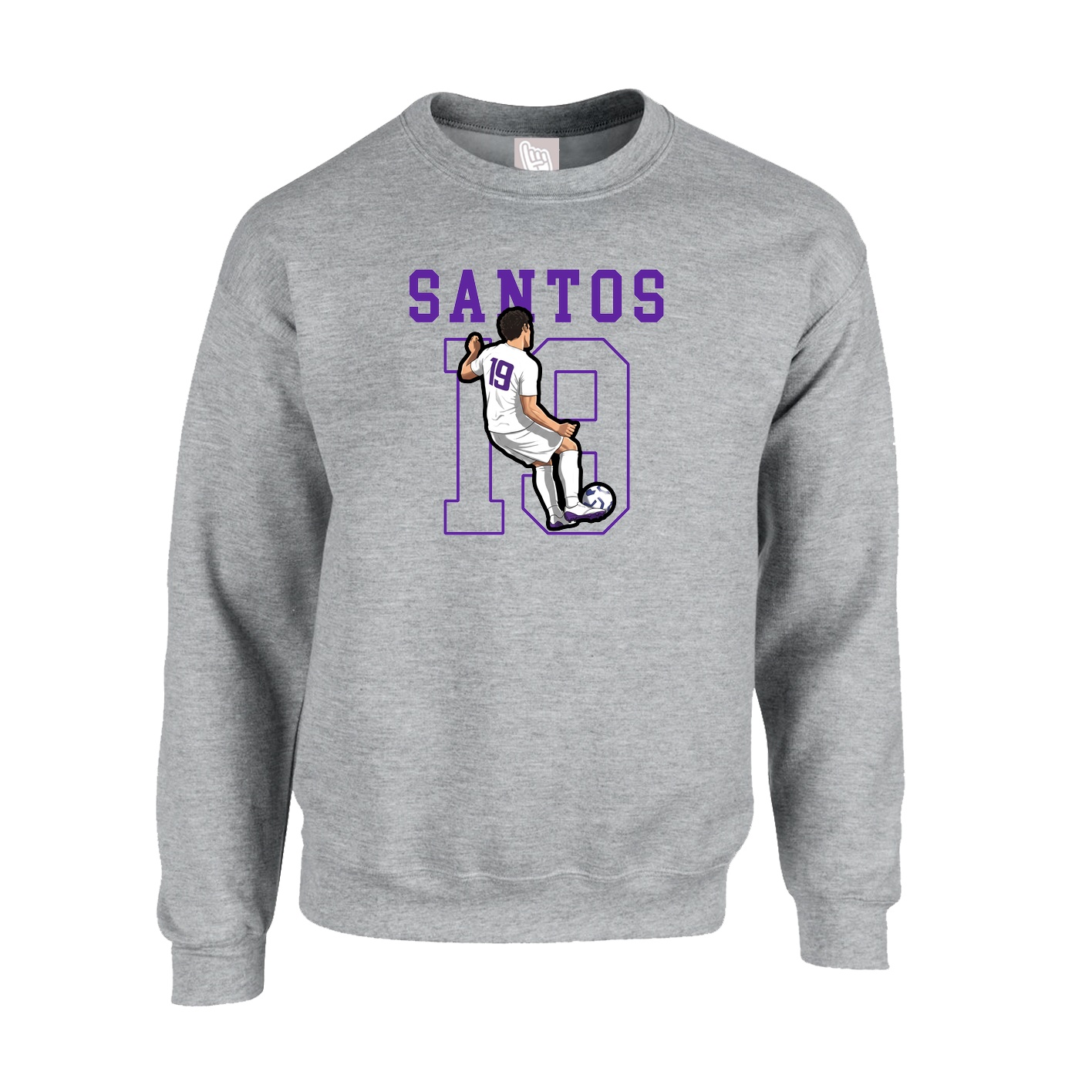 Fleece Crew — Shirsey in Grey