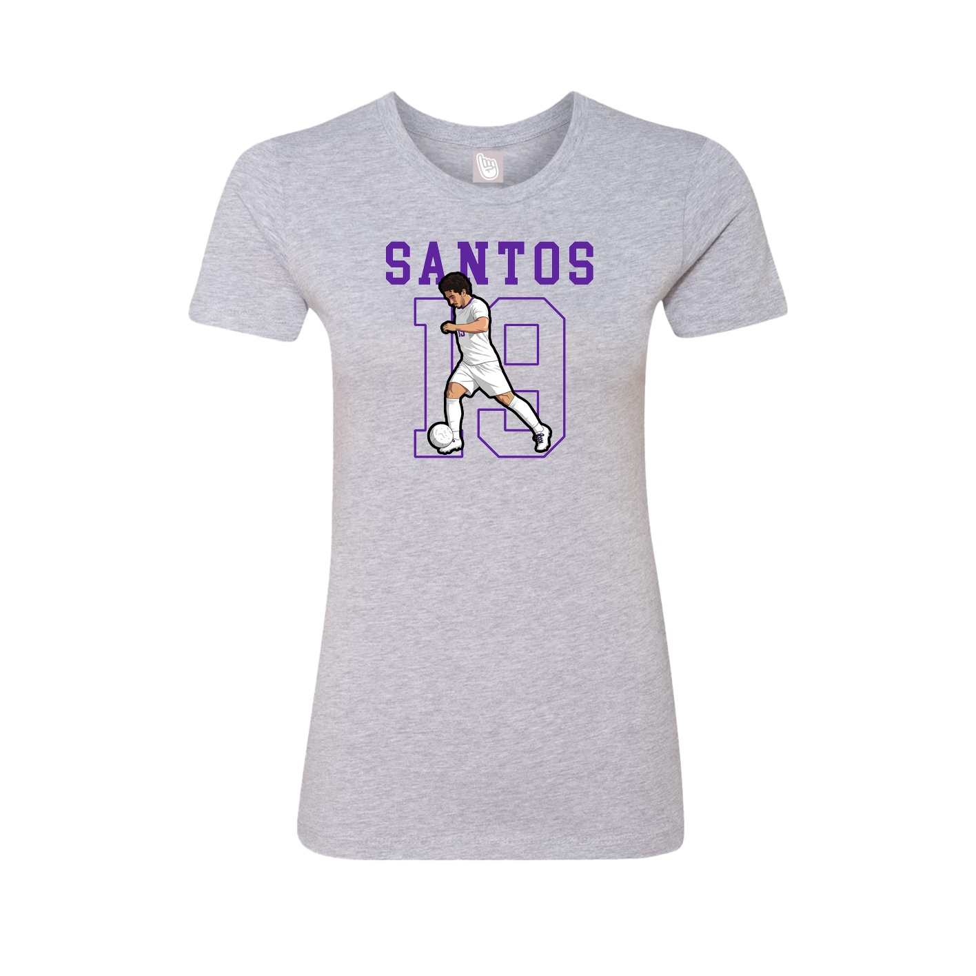 Fitted Women's Tee — Shirsey in Grey