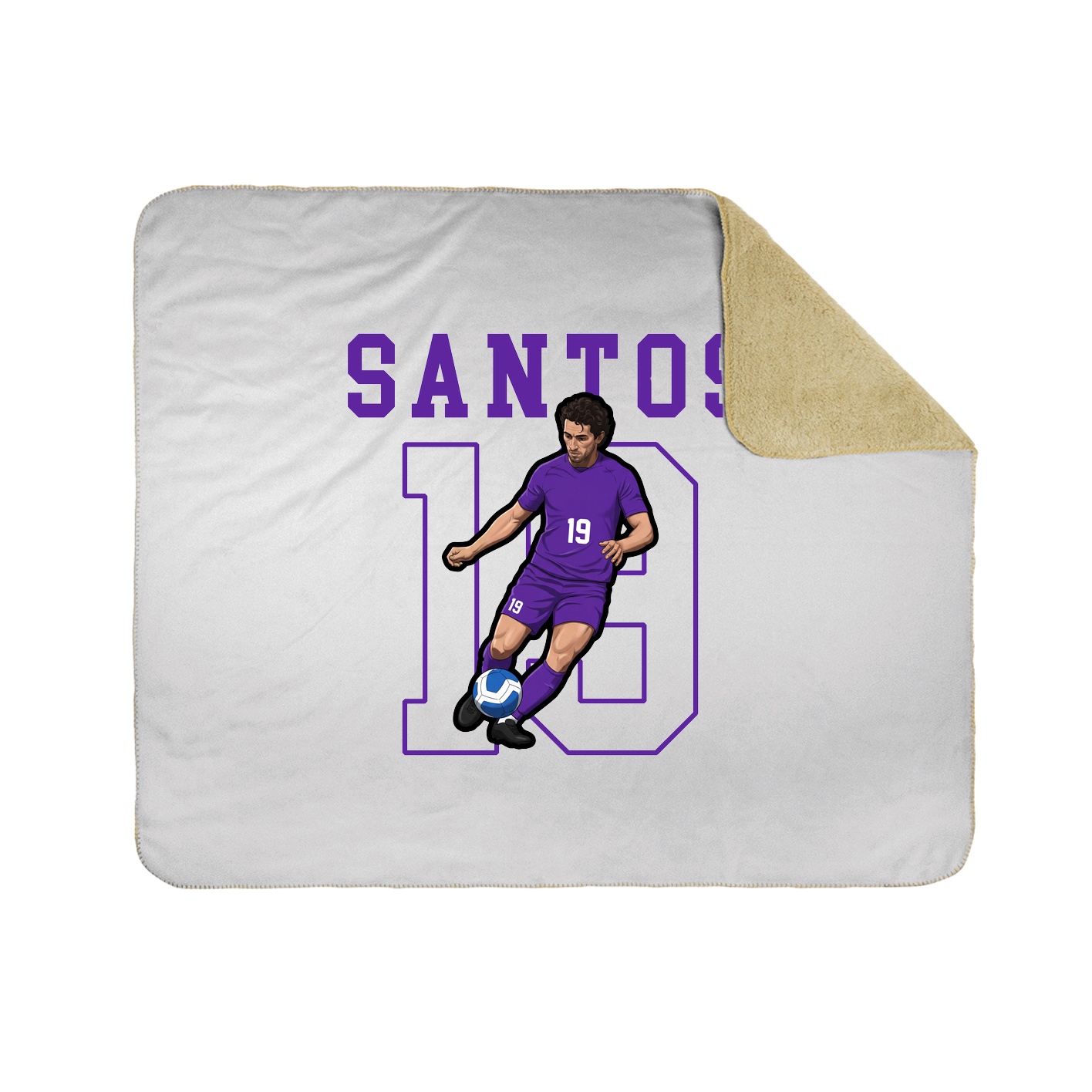 50x60 Sherpa Lined Throw Blanket