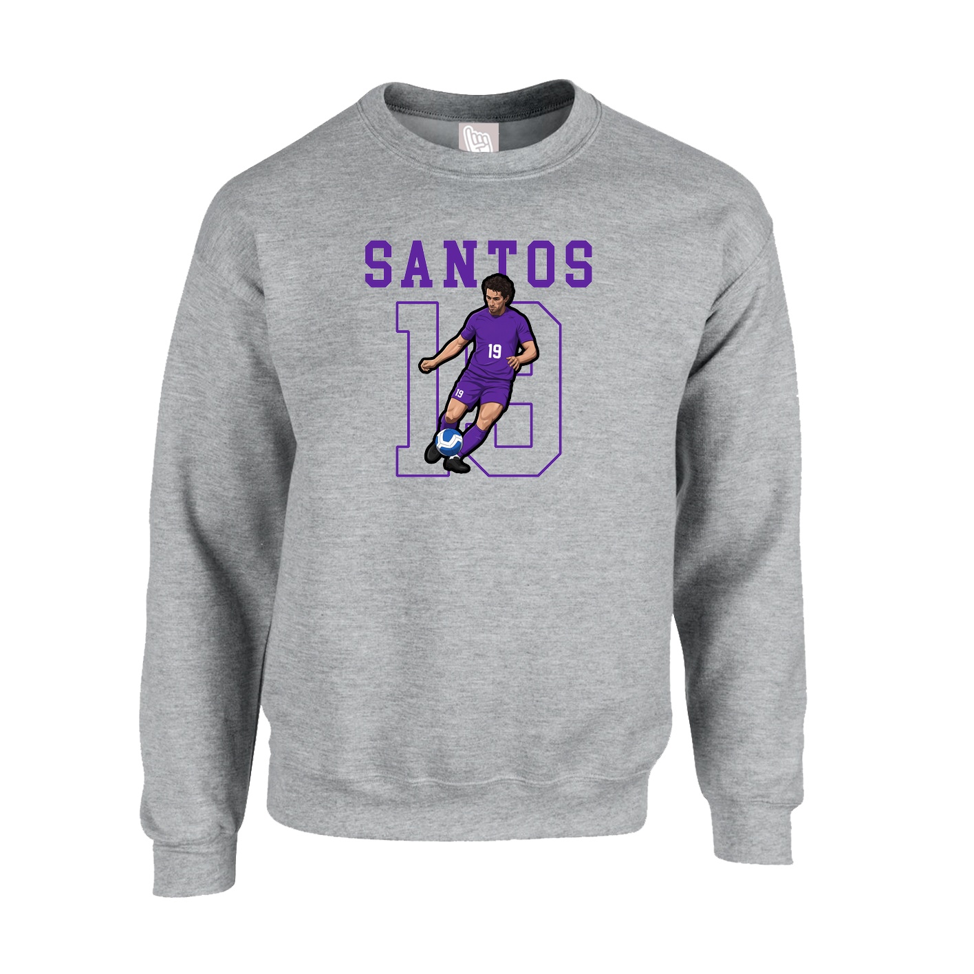 Fleece Crew — Shirsey in Grey