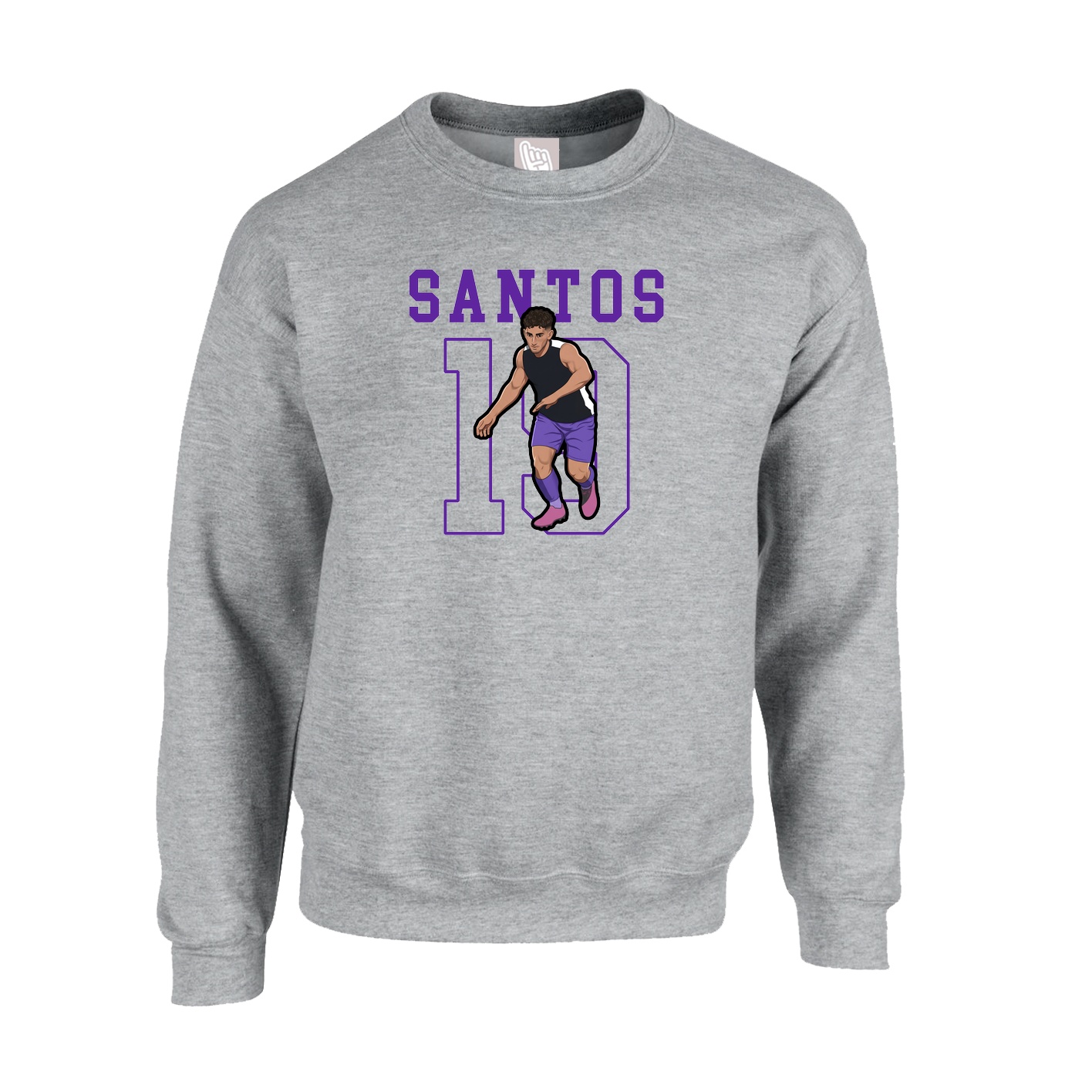Fleece Crew — Shirsey in Grey