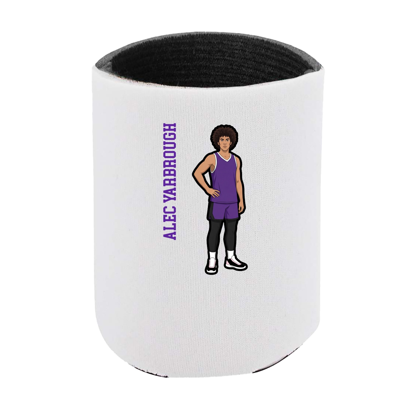 Can Holder — Name Vertical in White