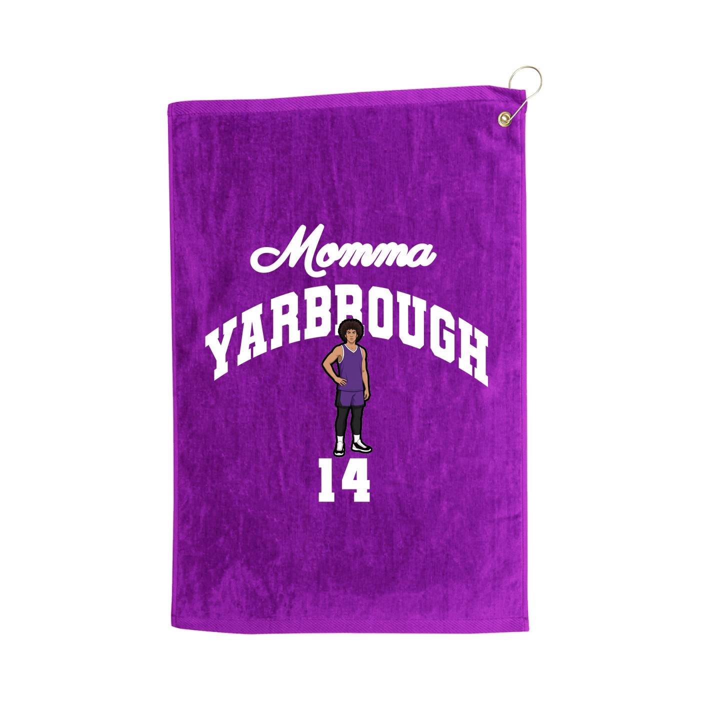 Golf Towel — Mothers Day Arch in Purple