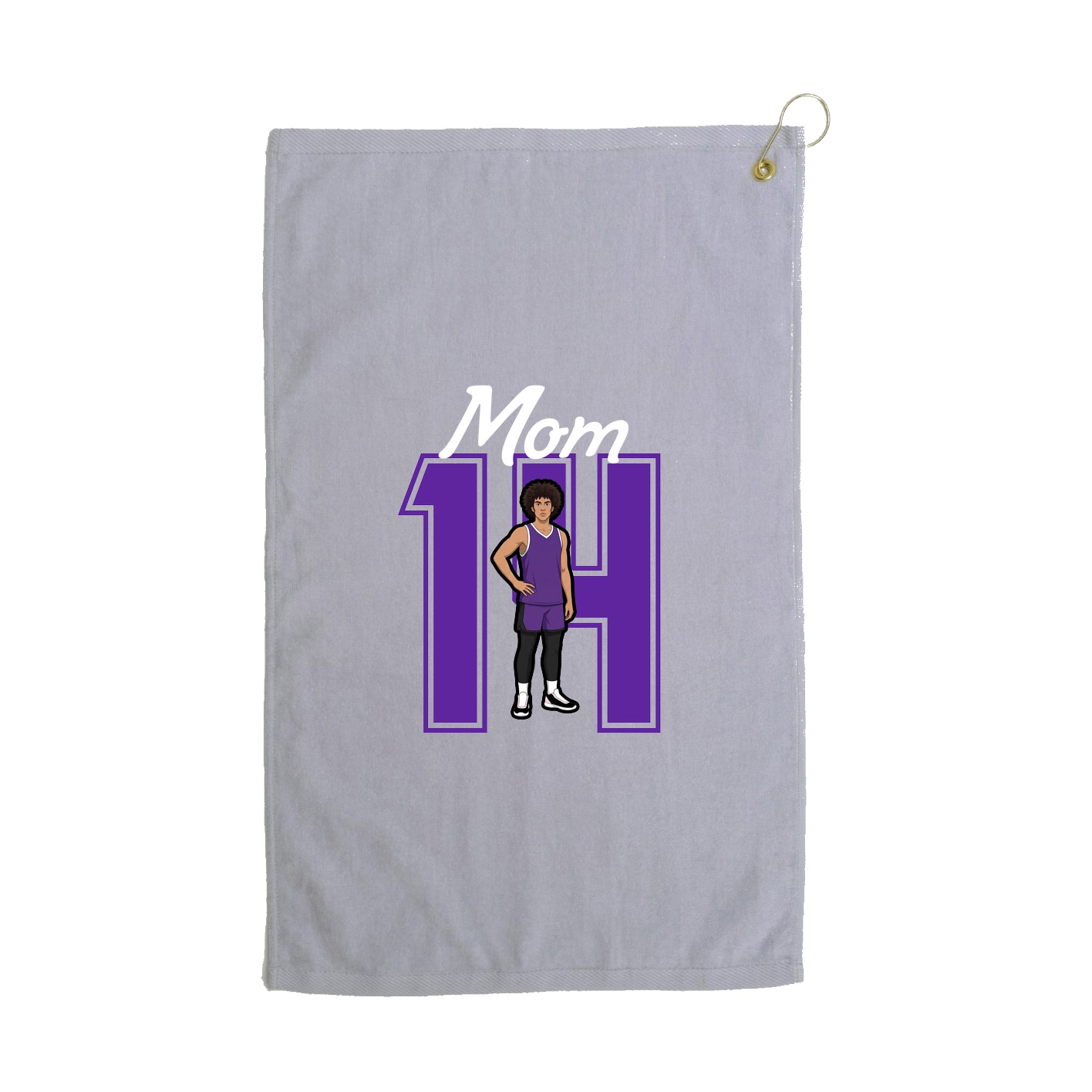 Golf Towel — Mothers Day Shirsey in Grey
