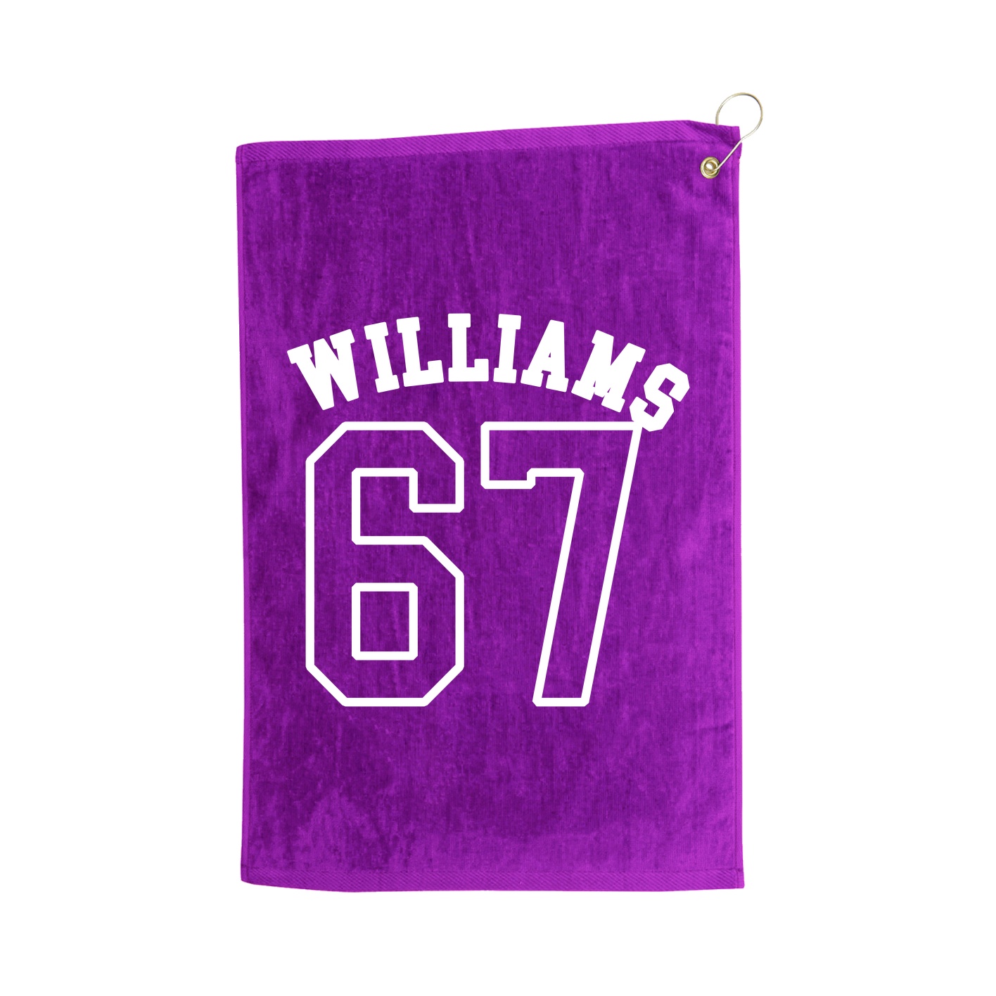 Golf Towel — Shirsey Arch in Purple