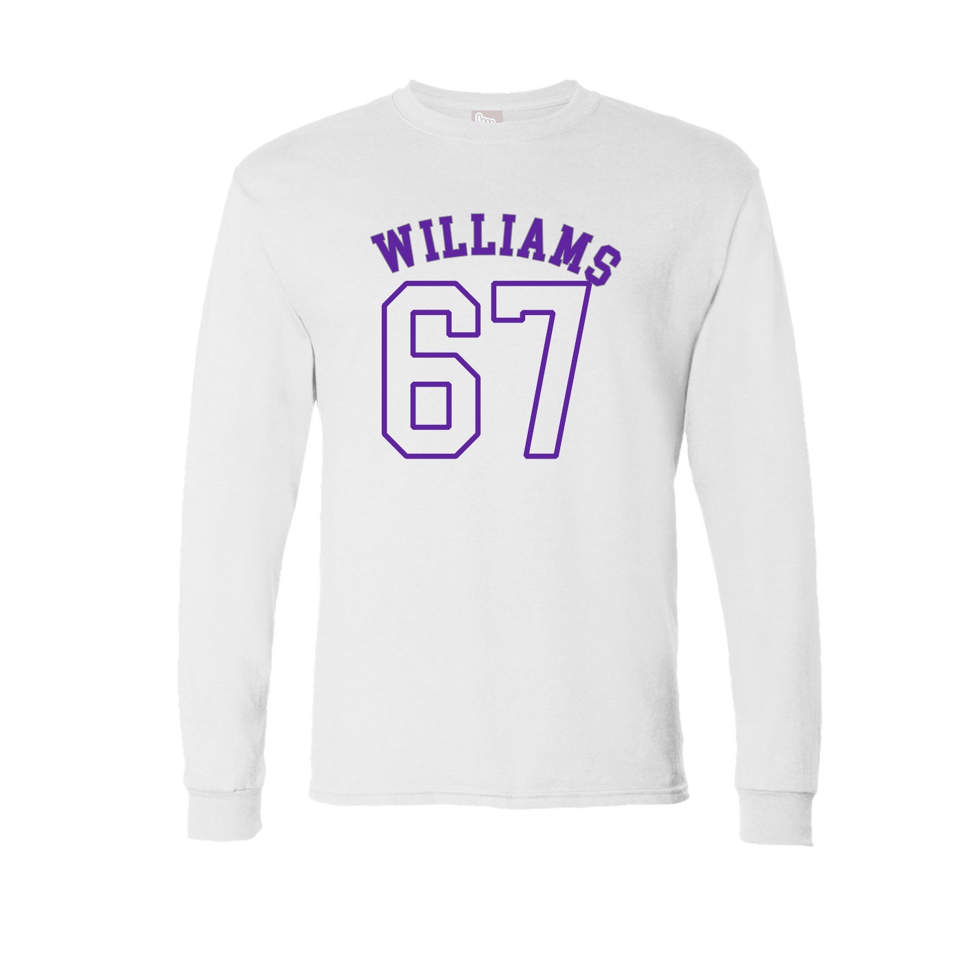 Long Sleeve Tee — Shirsey Arch in White