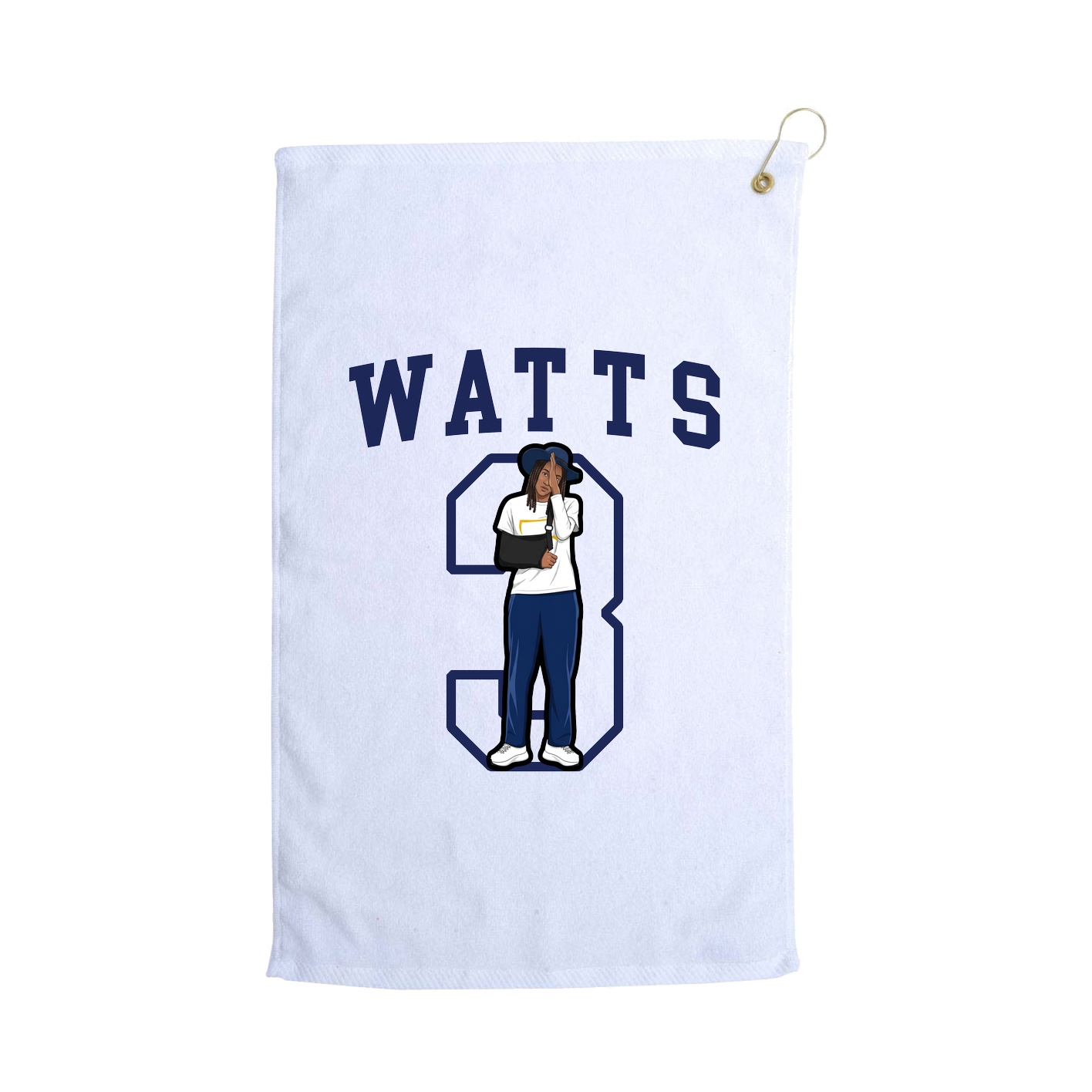 Golf Towel — Shirsey in White