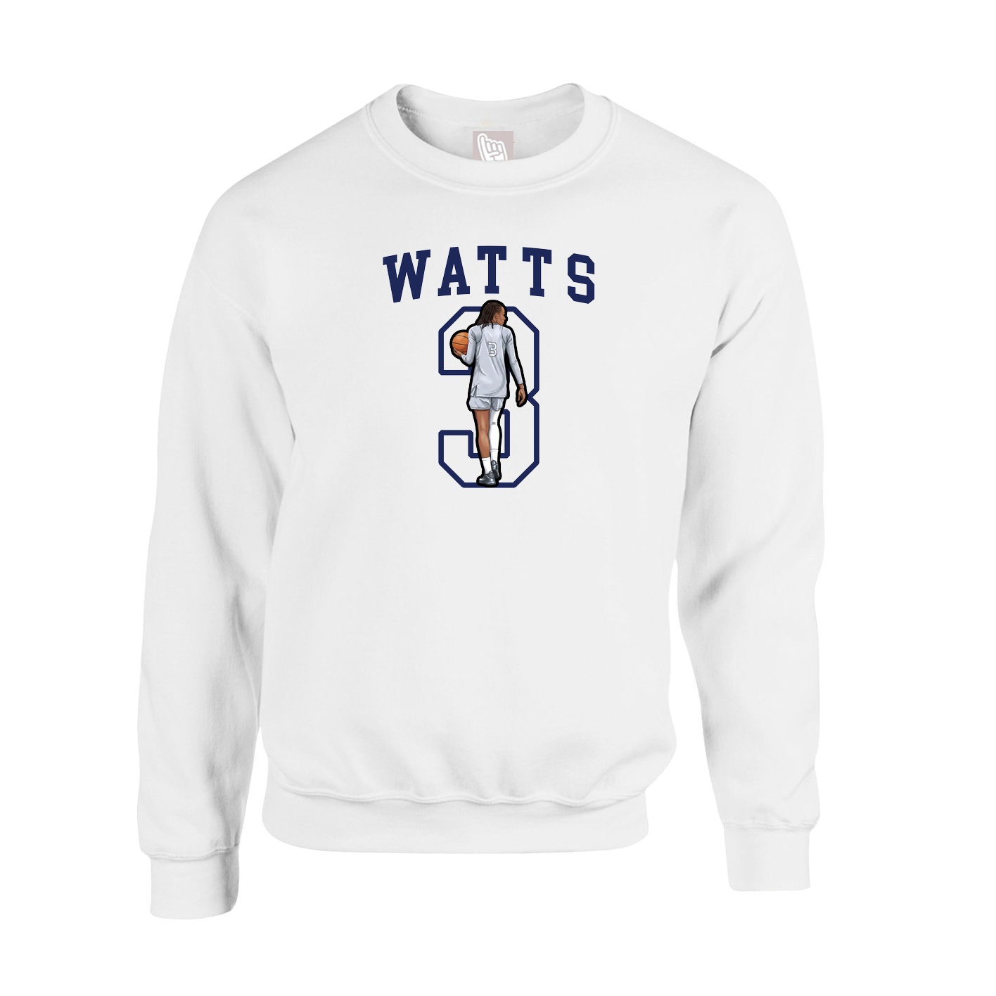 Fleece Crew — Shirsey in White