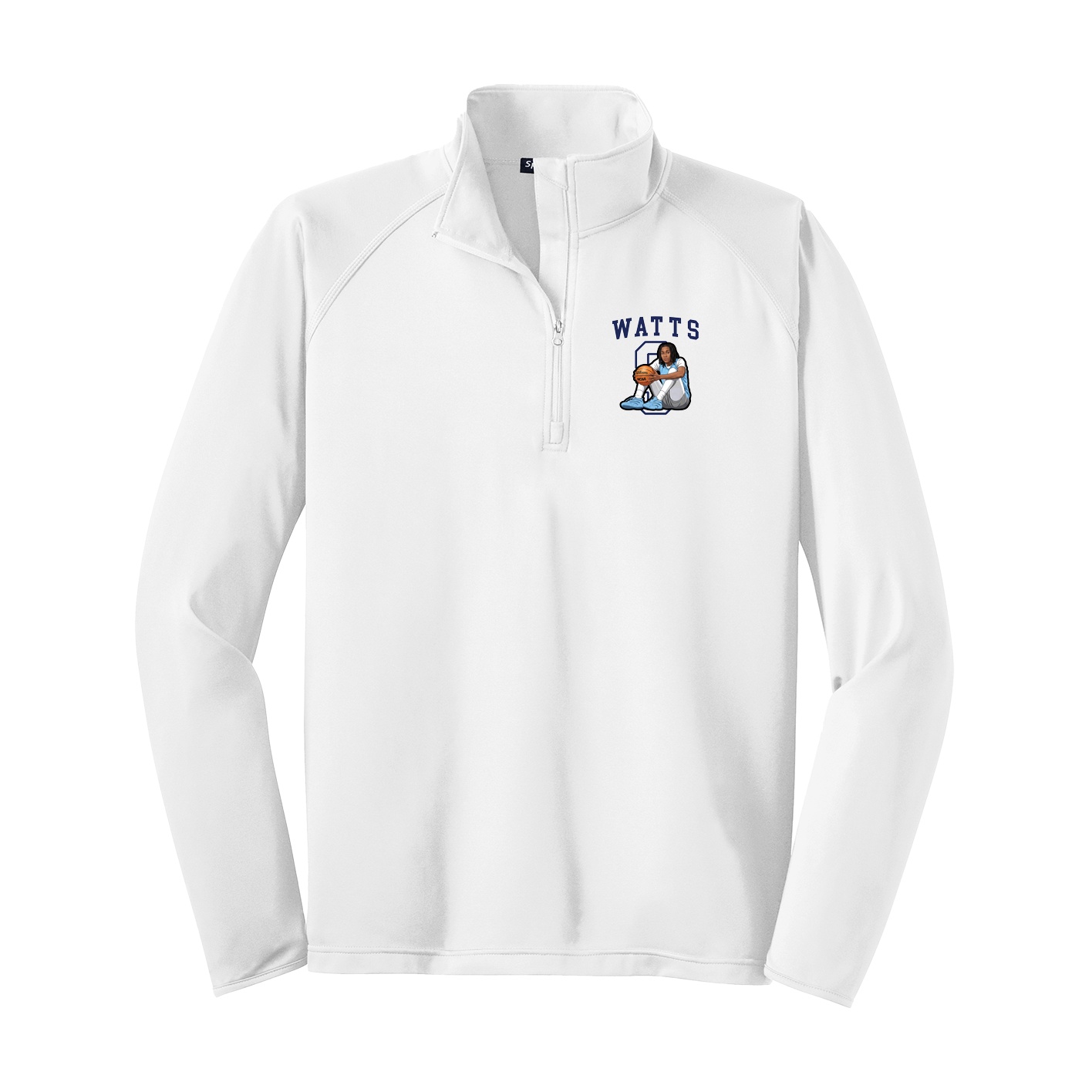 Q-Zip Pullover — Shirsey in White