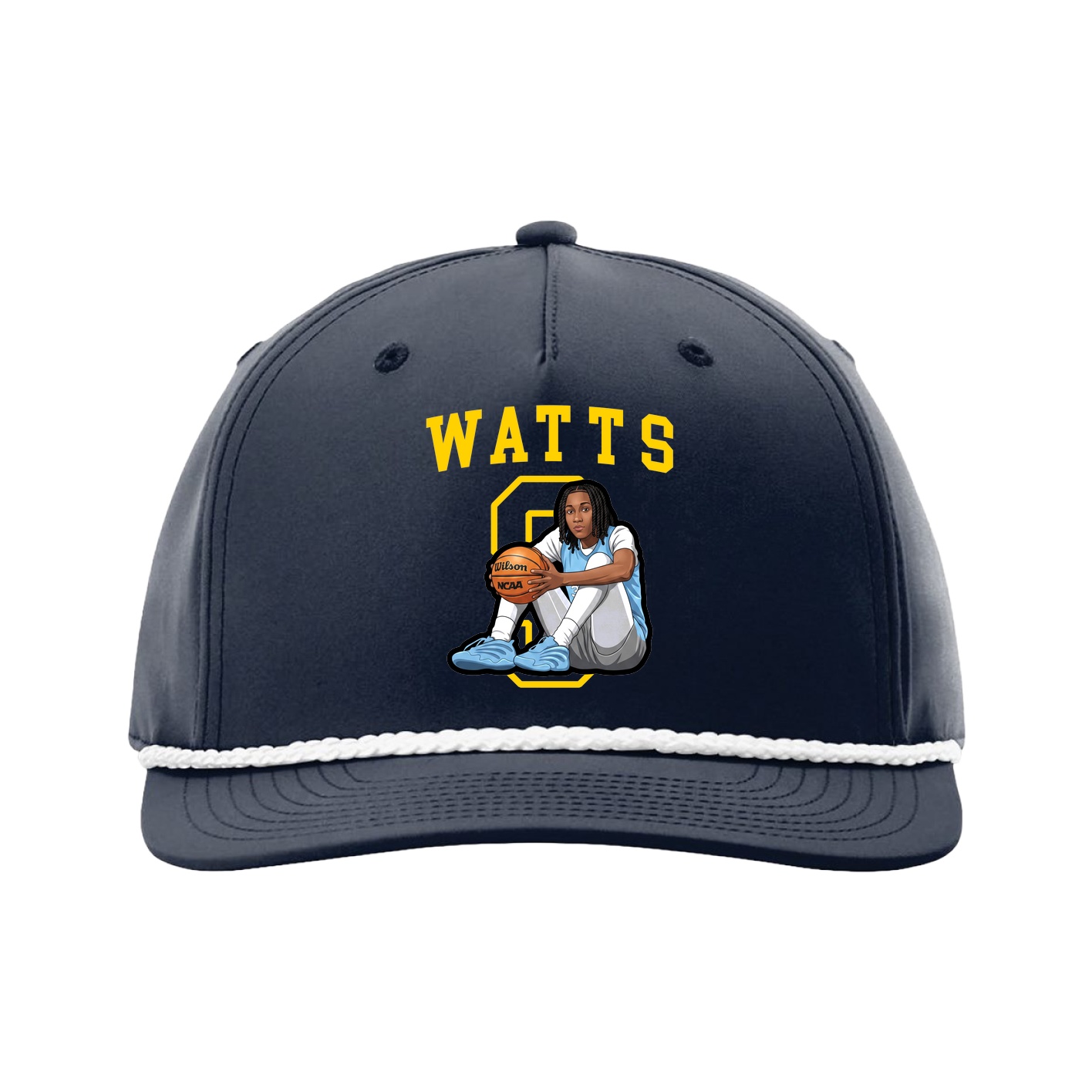 Five-Panel Classic Rope Cap — Shirsey in Navy