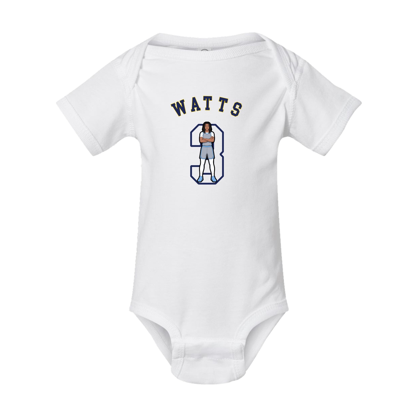 Baby Onesie — Shirsey Arch in White
