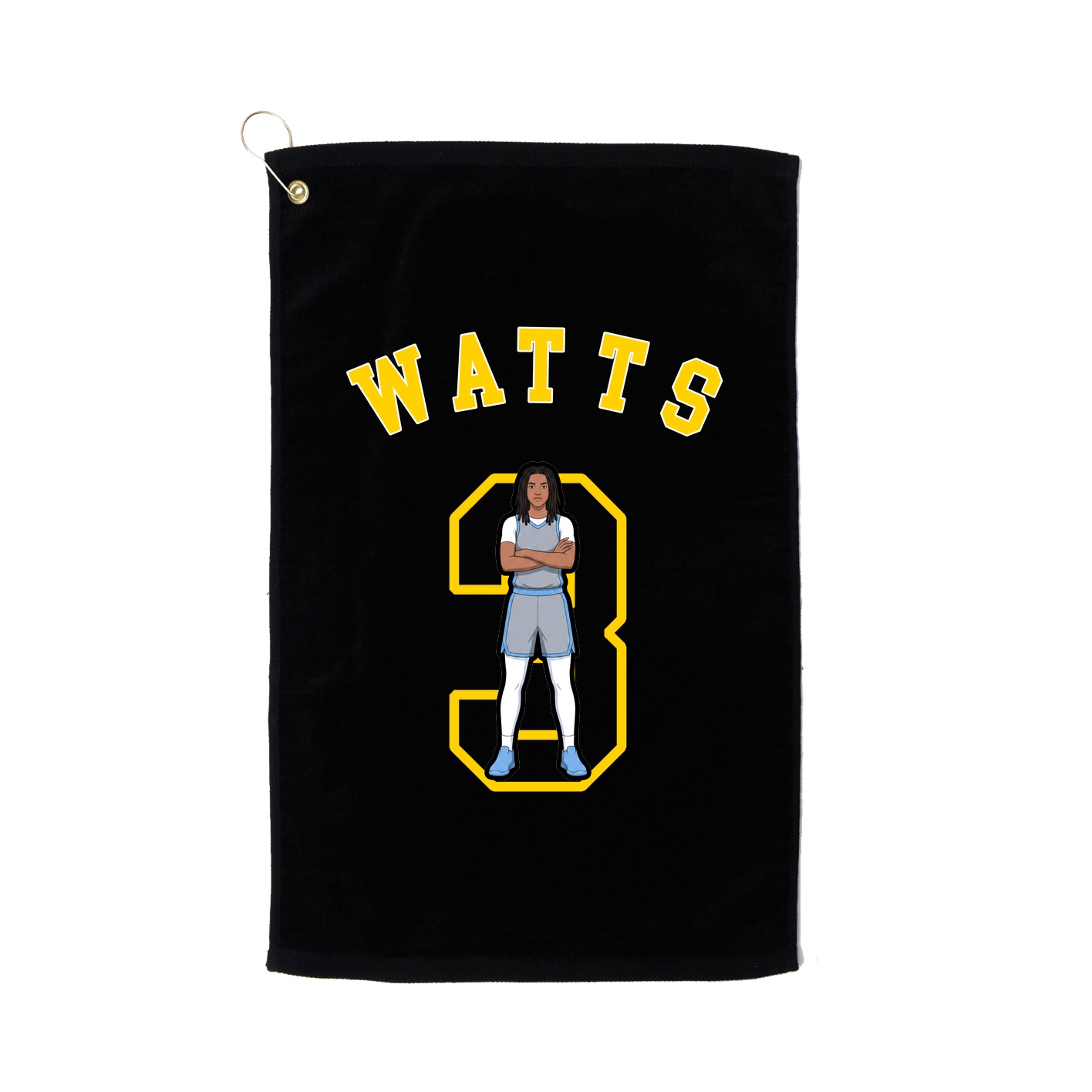 Golf Towel — Shirsey Arch in Black