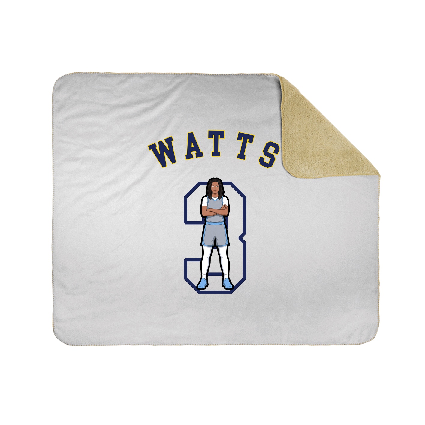 Throw Blanket — Shirsey Arch in White