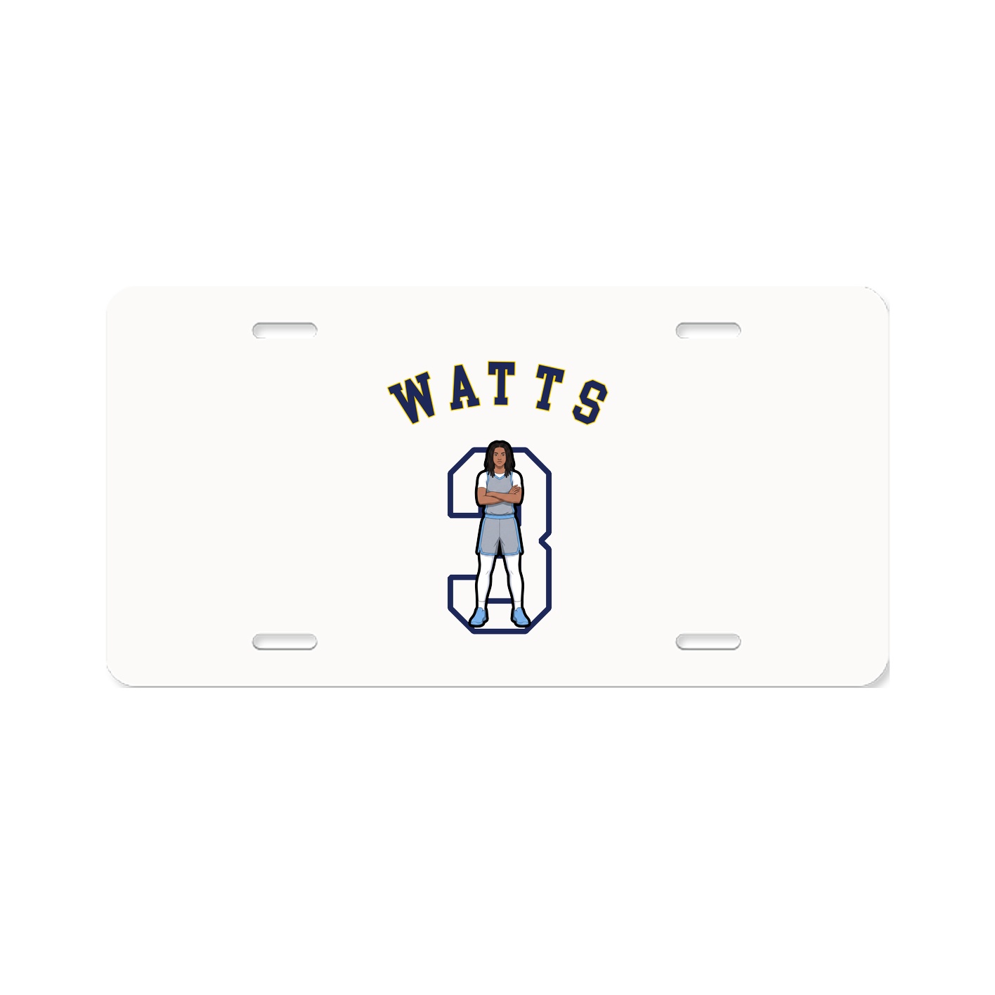 License Plate — Shirsey Arch in Classic