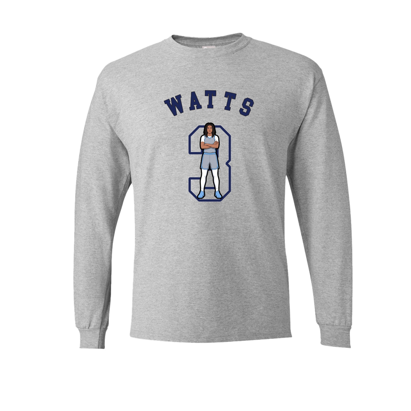 Long Sleeve Tee — Shirsey Arch in Grey