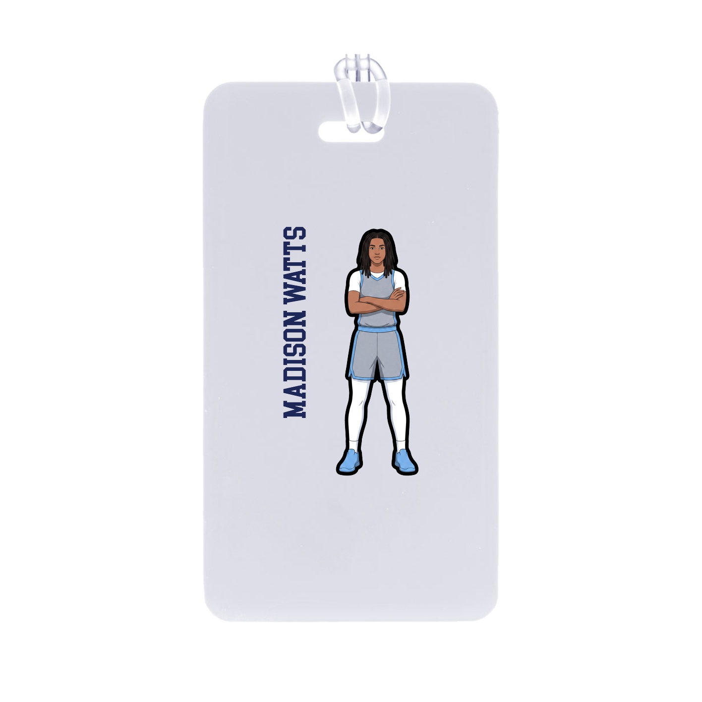 Bag Tag — Name Vertical in Classic