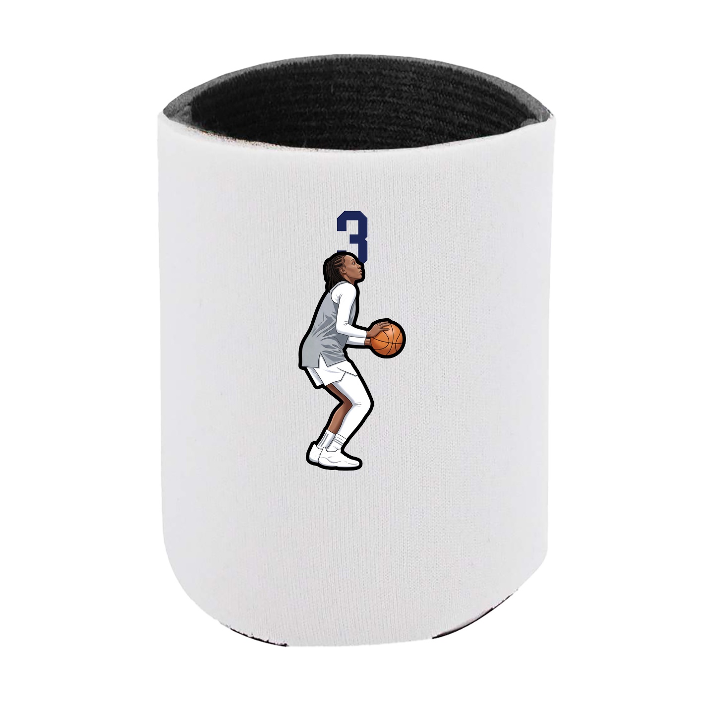 Can Holder — Number Top in White